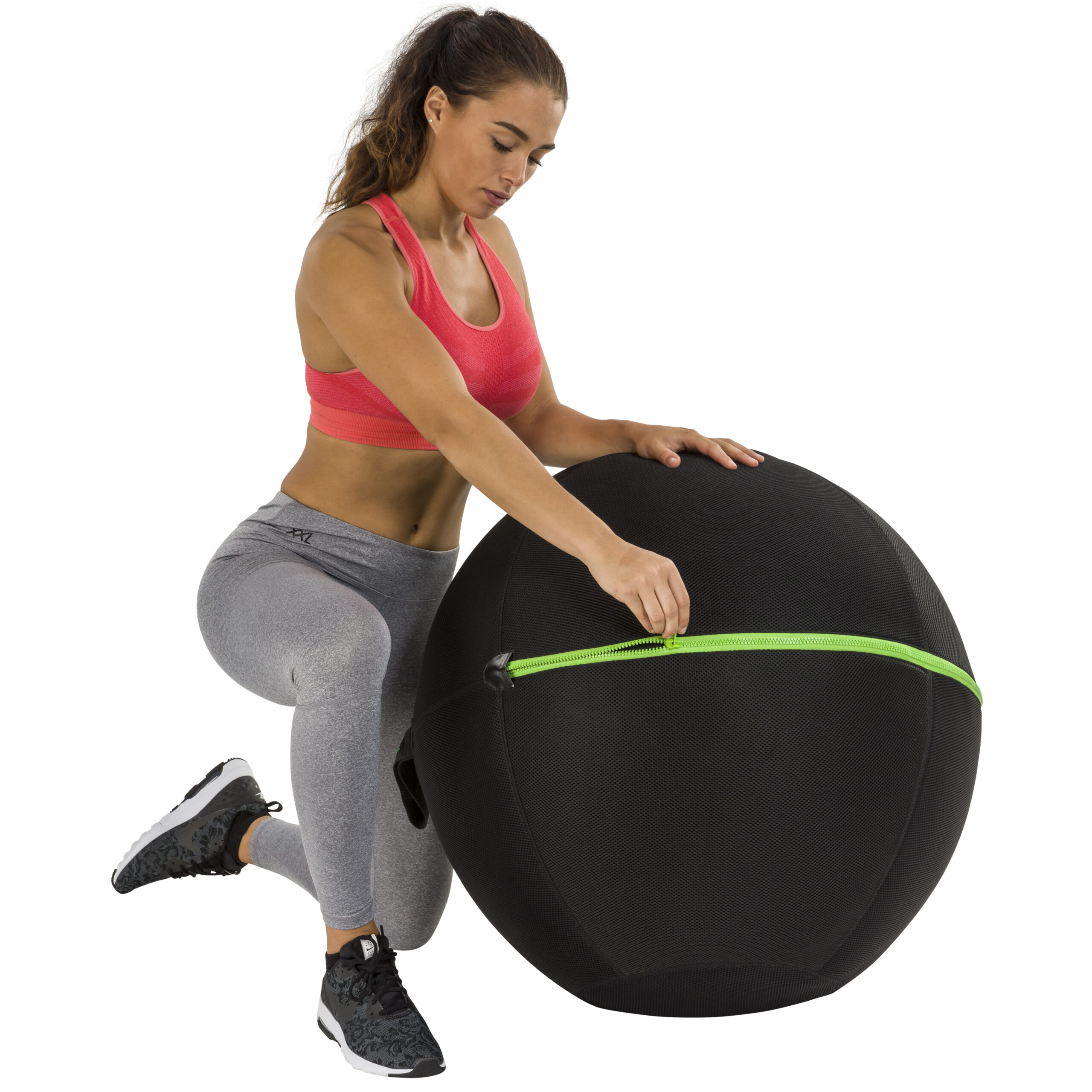 Tunturi Fitnessbalhoes - Gymball Cover 65cm - Zwart Tunturi Fitnessbalhoes - Gymball Cover 65cm - Zwart