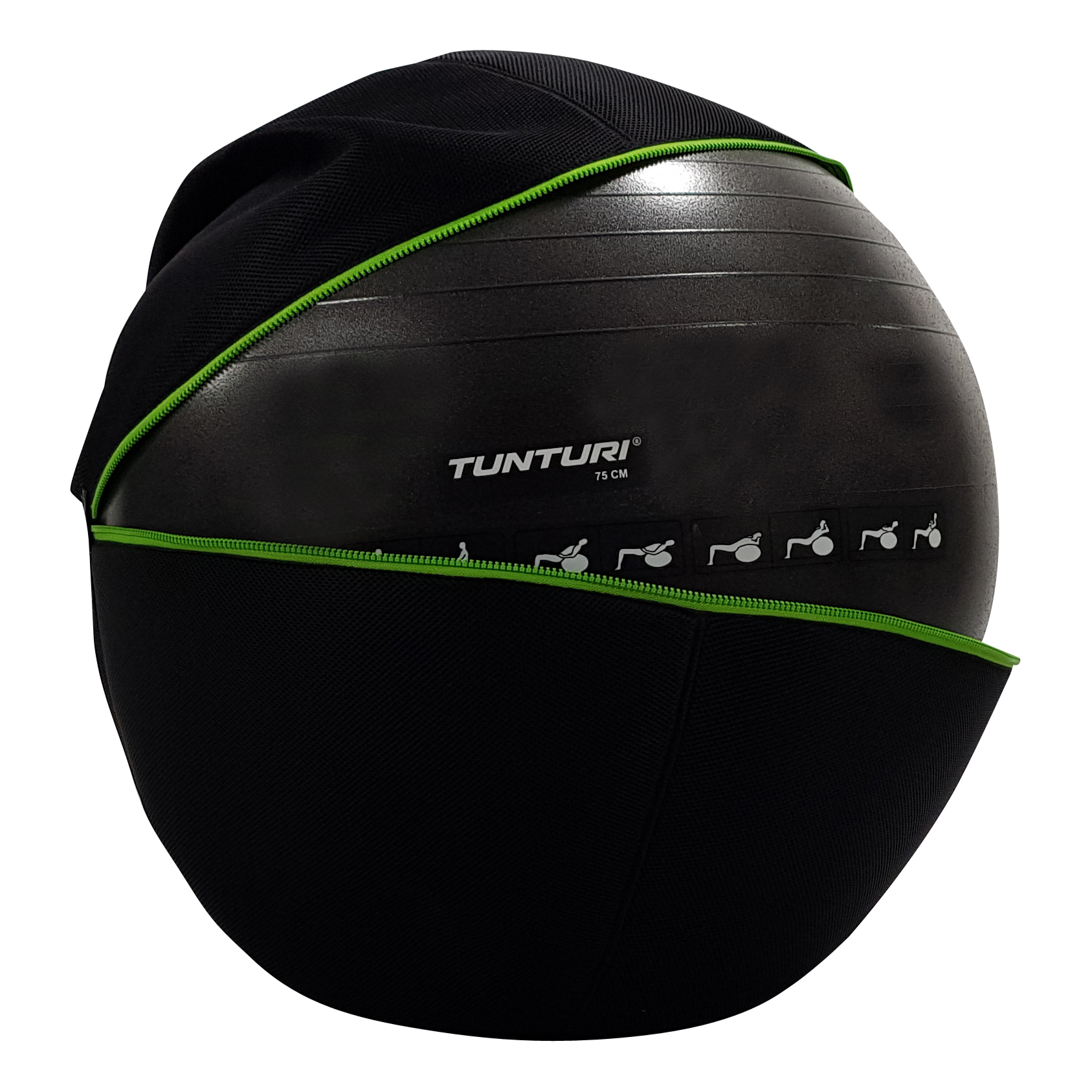 Tunturi Fitnessbal hoes - Fitnessbal Hoes 75 cm - Zwart Tunturi Fitnessbal hoes - Fitnessbal Hoes 75 cm - Zwart