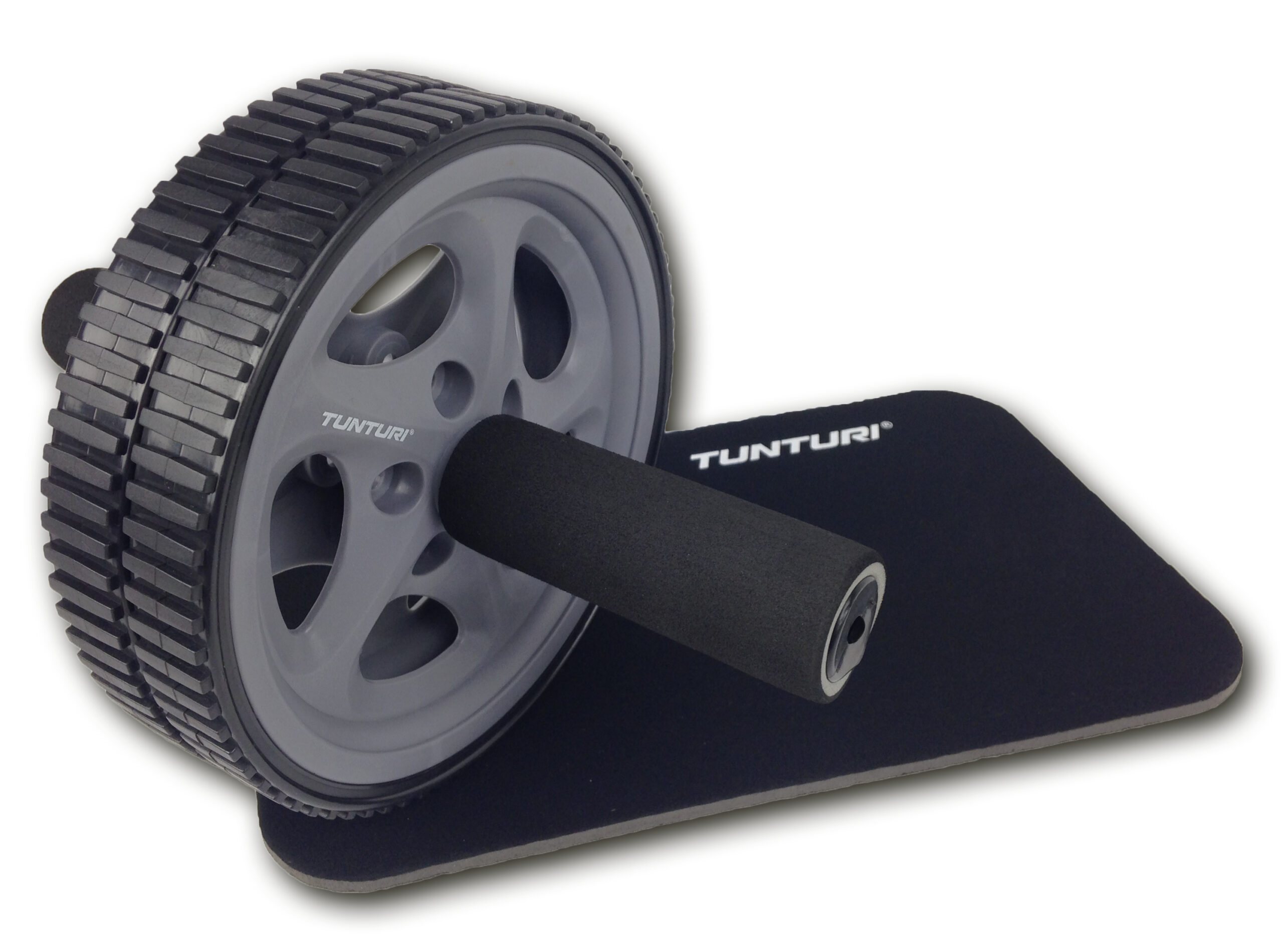 Tunturi Buikspiertrainer - Exercise Wheel Deluxe - Zwart Tunturi Buikspiertrainer - Exercise Wheel Deluxe - Zwart