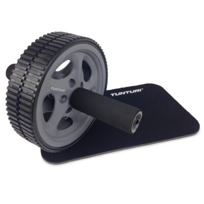 Tunturi Buikspiertrainer - Exercise Wheel Deluxe - Zwart