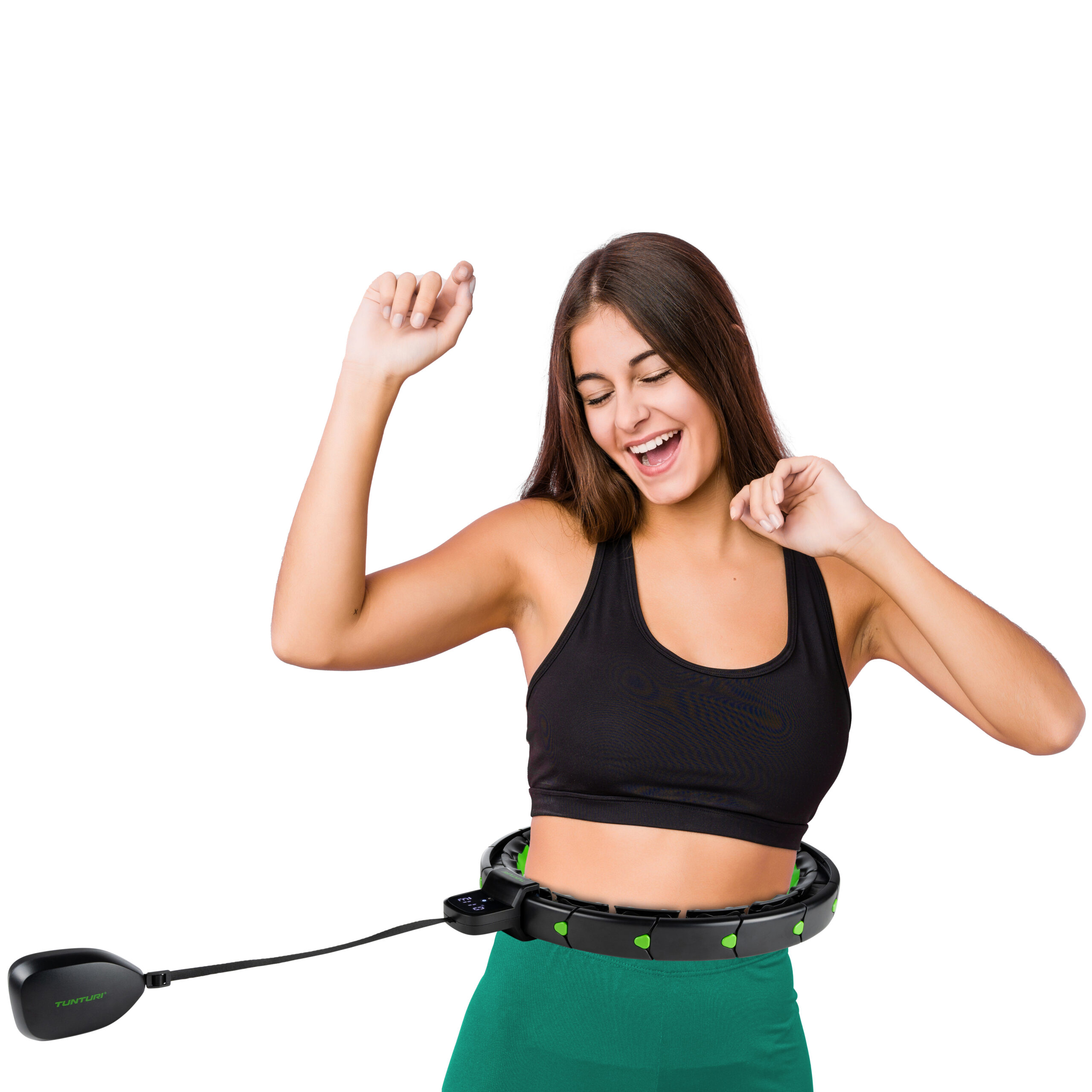 Tunturi Nieuw - Smart Adjustable Hula Hoop - Zwart Tunturi Nieuw - Smart Adjustable Hula Hoop - Zwart