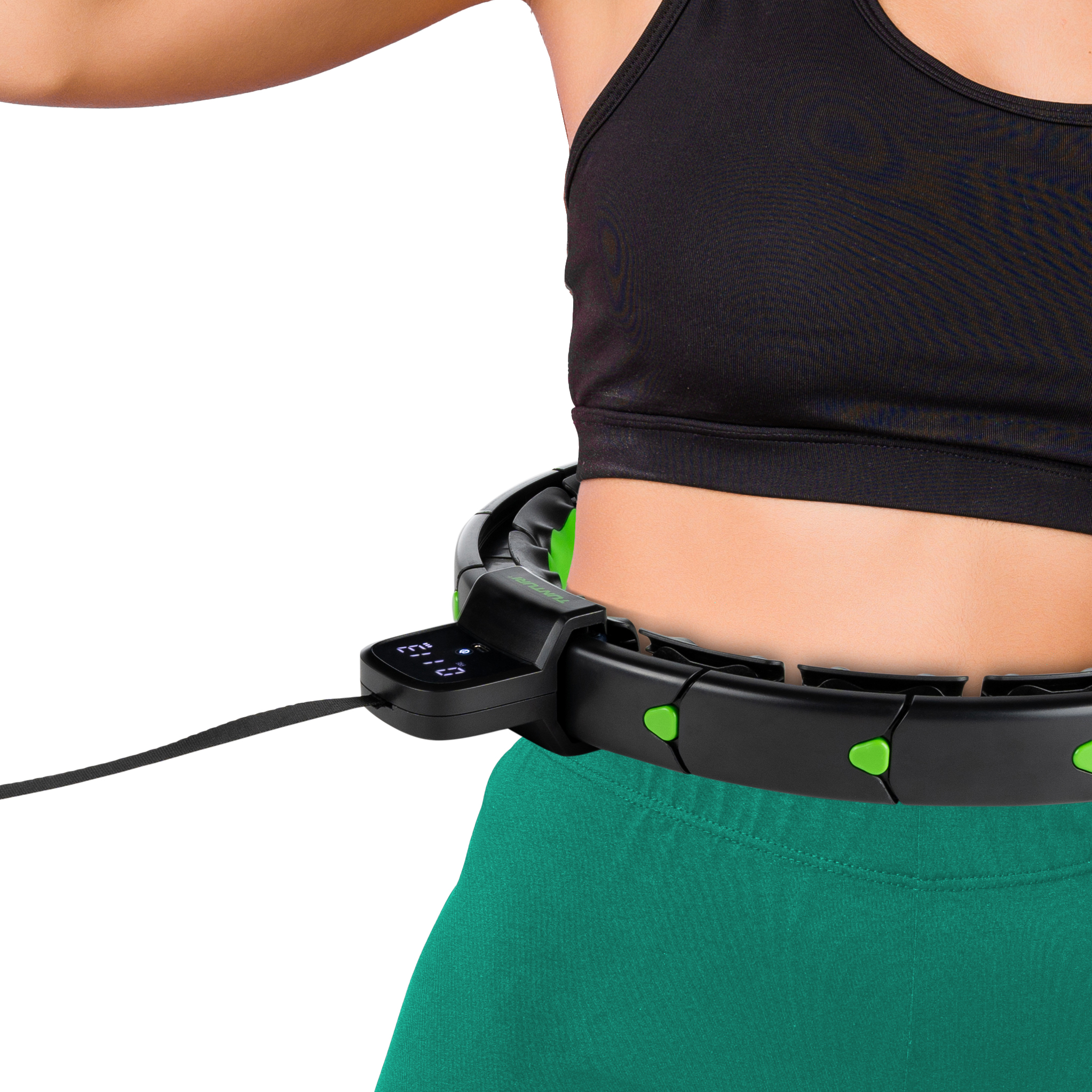Tunturi Nieuw - Smart Adjustable Hula Hoop - Zwart Tunturi Nieuw - Smart Adjustable Hula Hoop - Zwart
