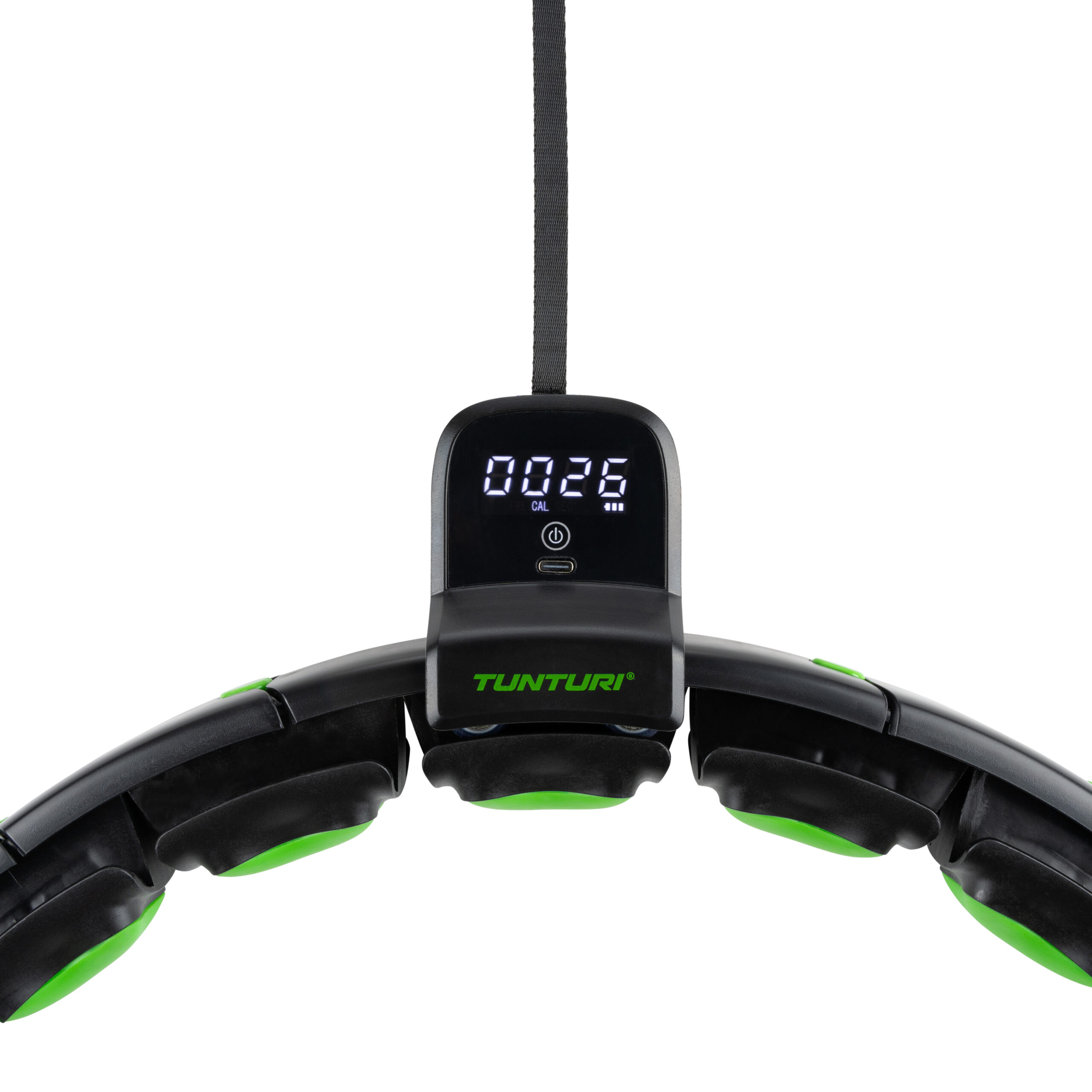 Tunturi Nieuw - Smart Adjustable Hula Hoop - Zwart Tunturi Nieuw - Smart Adjustable Hula Hoop - Zwart