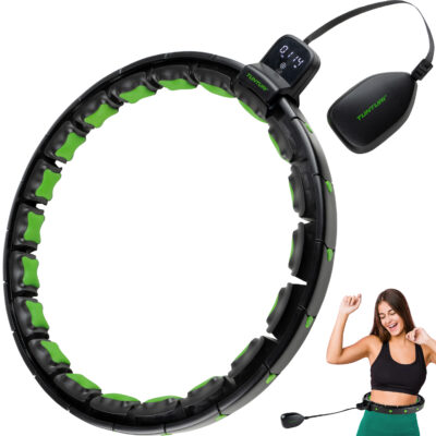 Tunturi Nieuw - Smart Adjustable Hula Hoop - Zwart