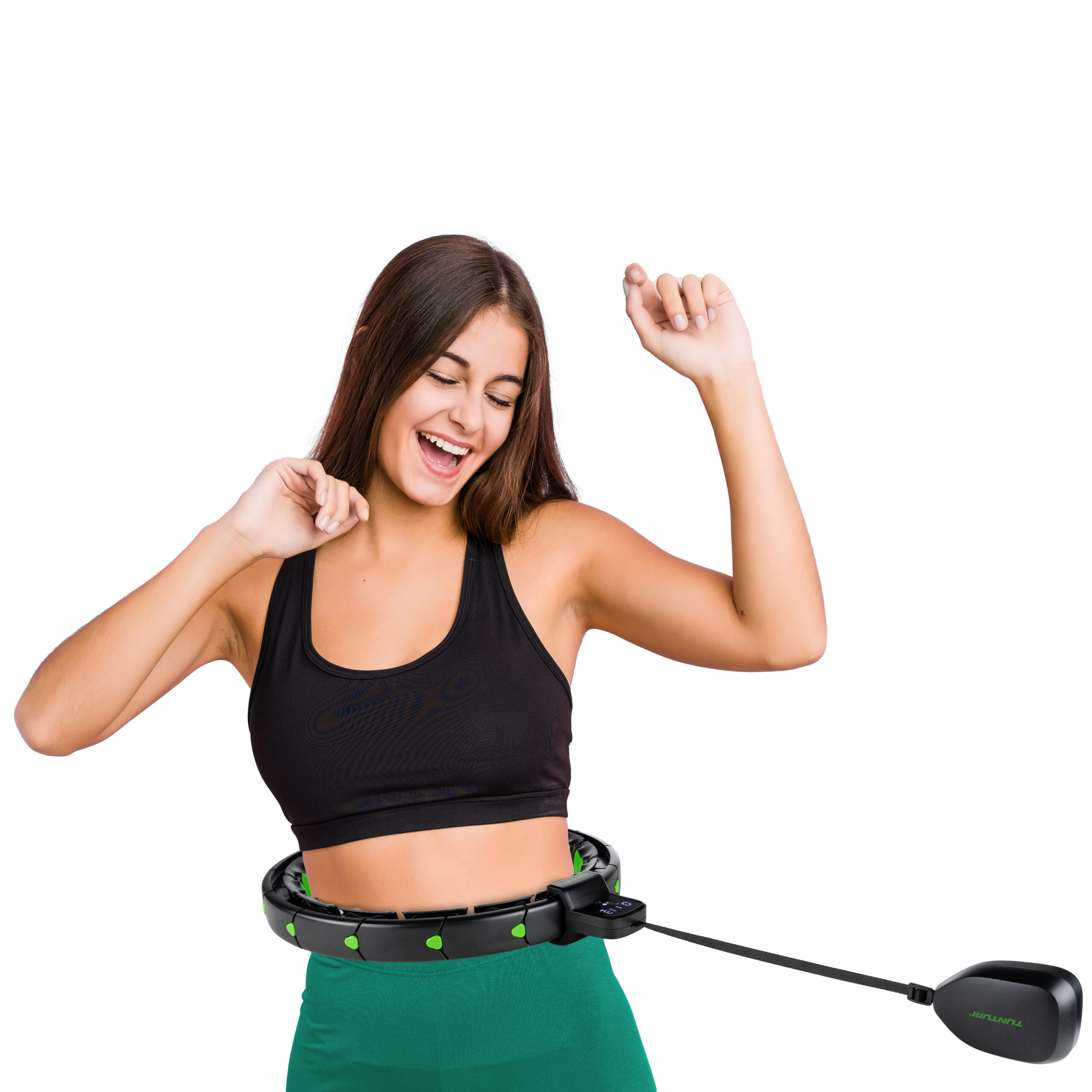 Tunturi Nieuw - Smart Adjustable Hula Hoop - Zwart Tunturi Nieuw - Smart Adjustable Hula Hoop - Zwart