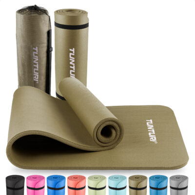 Tunturi Fitnessmat - NBR 180x60x1.5cm - Legergroen