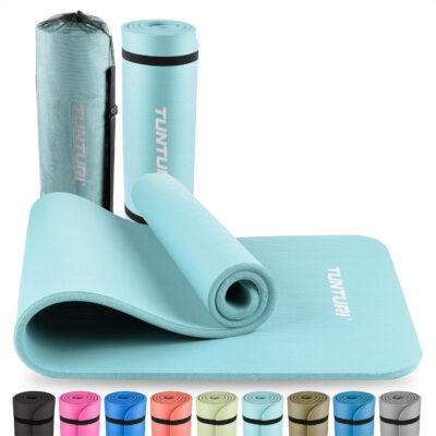 Tunturi Fitnessmat - NBR 180x60x1.5 cm - Blauw