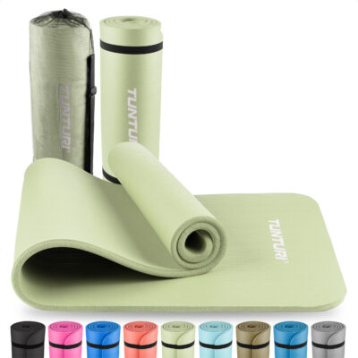 Tunturi Fitnessmat - NBR 180x60x1.5 cm - Munt