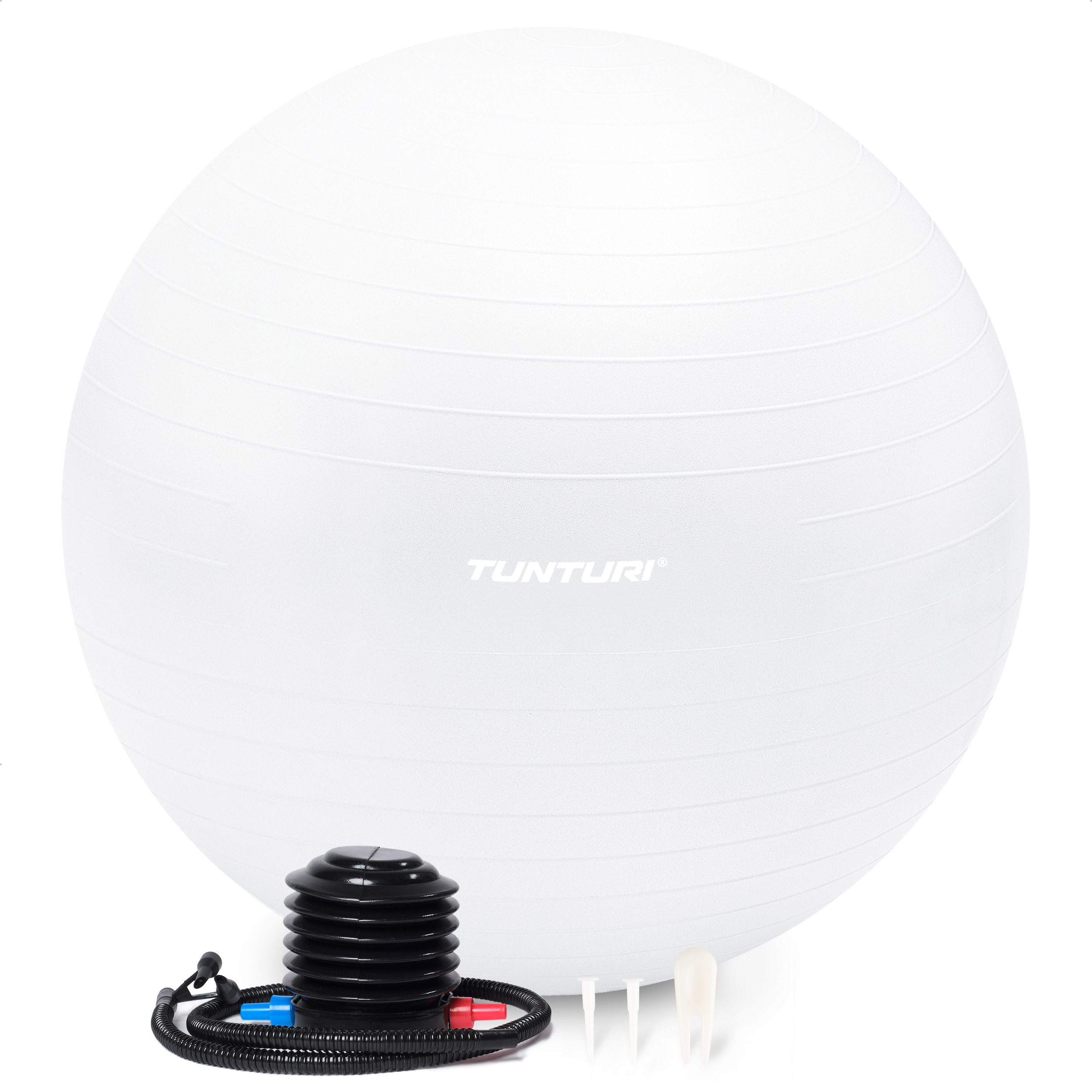 Tunturi Gymbal - Anti Burst Fitness bal 75 cm - Wit Tunturi Gymbal - Anti Burst Fitness bal 75 cm - Wit