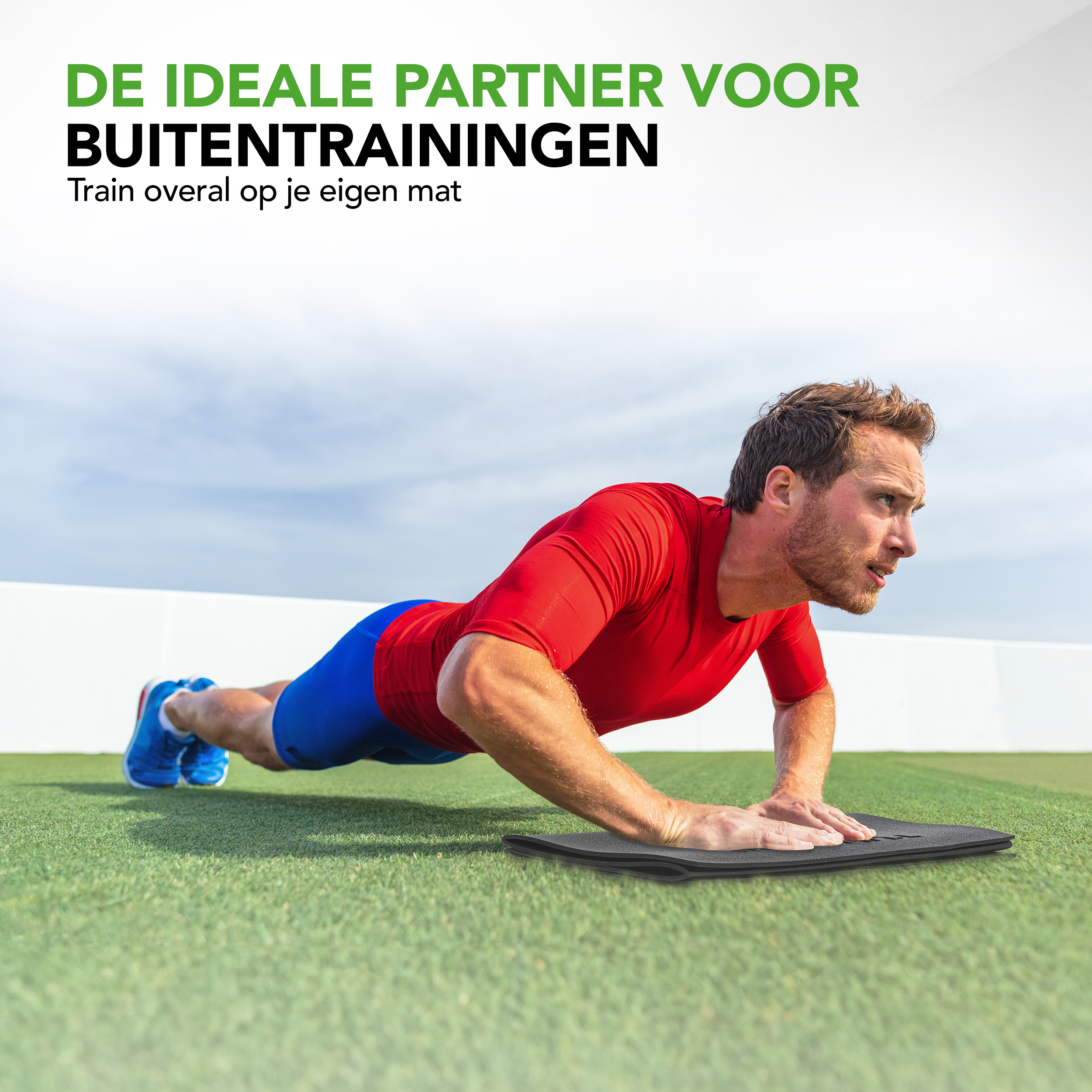 Tunturi Fitnessmat - Outdoor Fitness Mat 6 mm 120 x 61 cm - Zwart Tunturi Fitnessmat - Outdoor Fitness Mat 6 mm 120 x 61 cm - Zwart