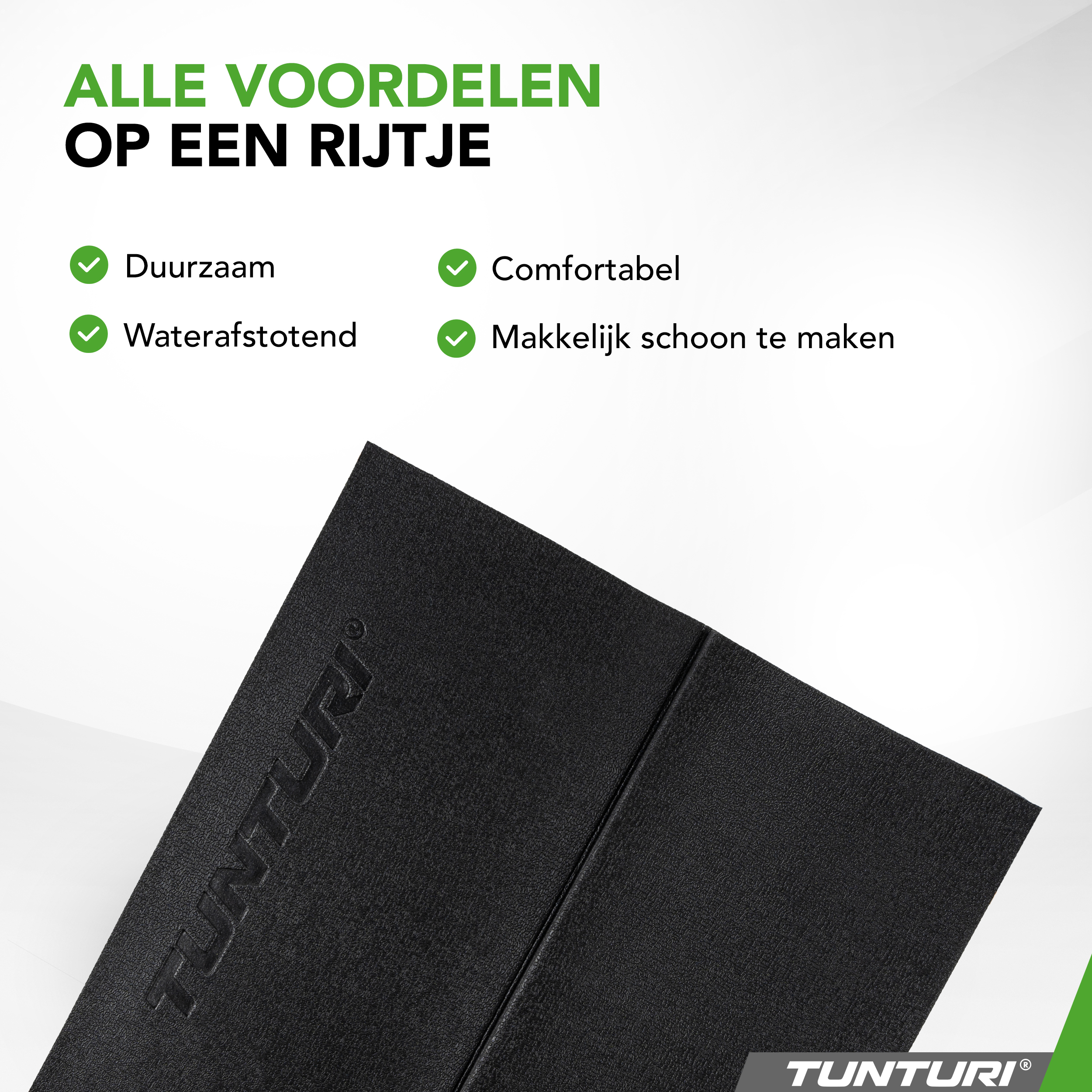 Tunturi Fitnessmat - Outdoor Fitness Mat 6 mm 120 x 61 cm - Zwart Tunturi Fitnessmat - Outdoor Fitness Mat 6 mm 120 x 61 cm - Zwart