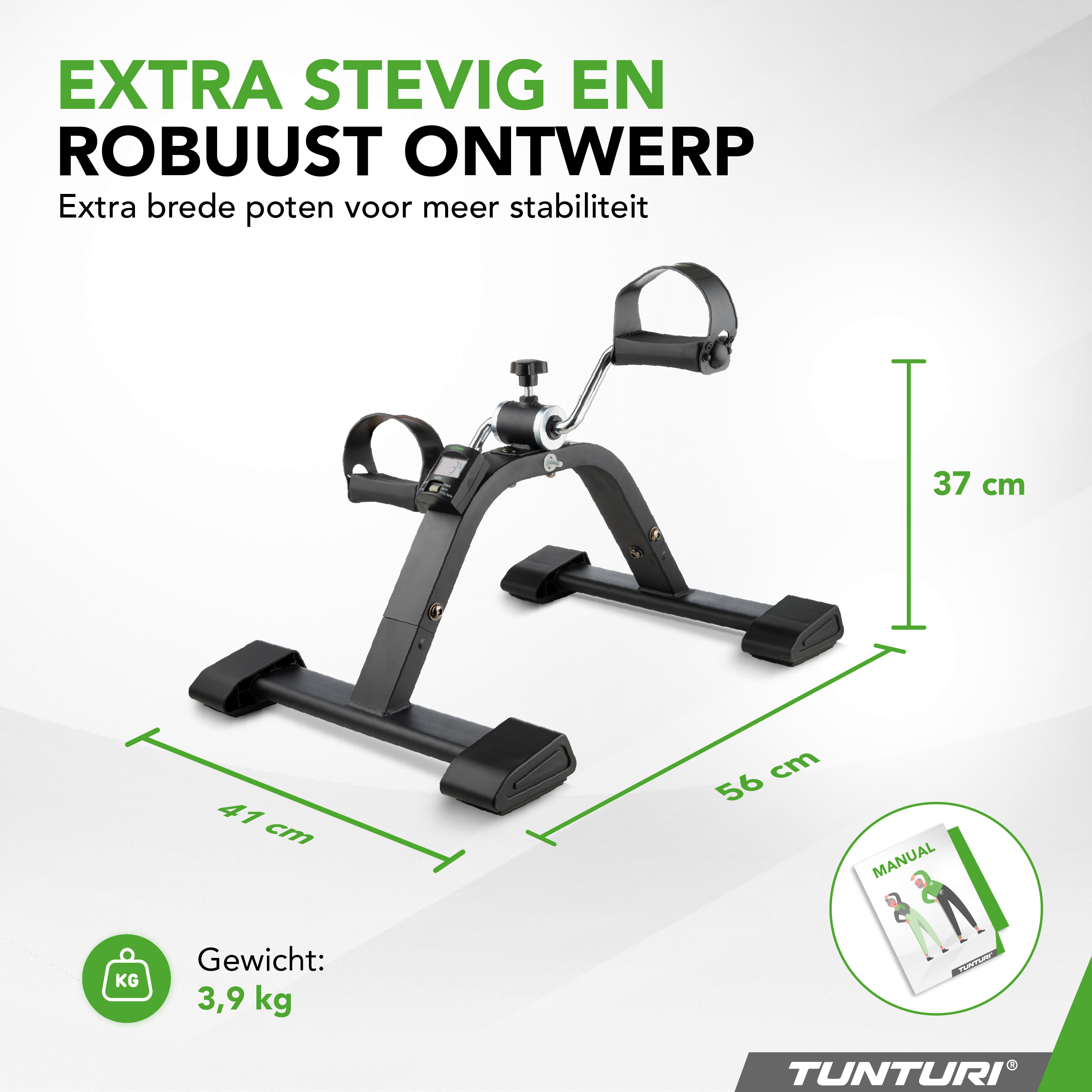 Tunturi Hometrainer - Mini Bike Pro - Zwart Tunturi Hometrainer - Mini Bike Pro - Zwart