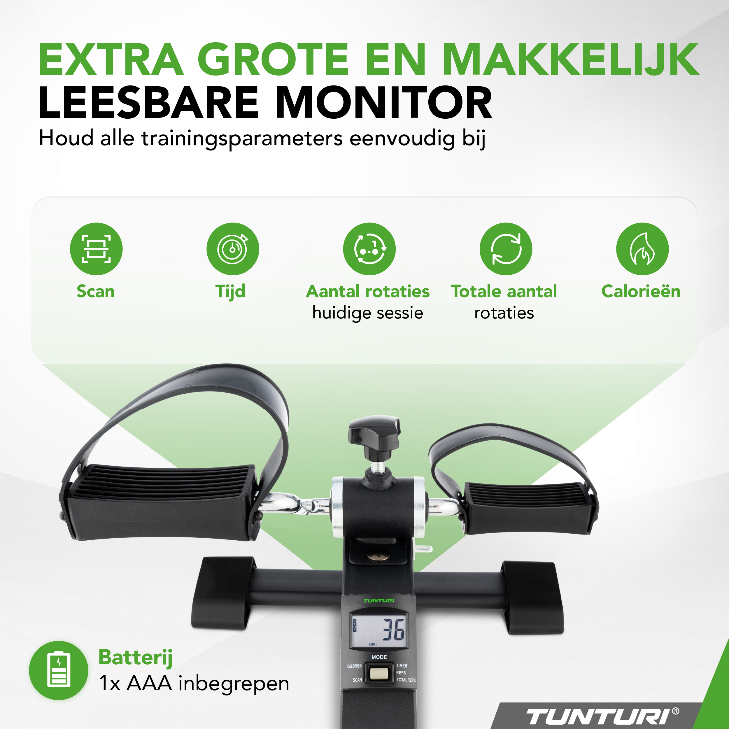 Tunturi Hometrainer - Mini Bike Pro - Zwart Tunturi Hometrainer - Mini Bike Pro - Zwart