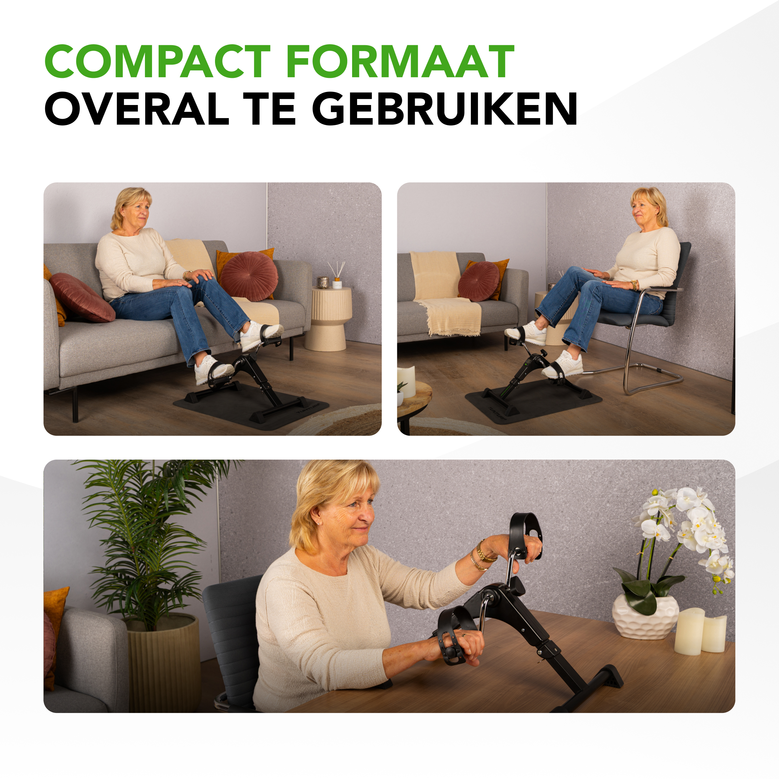 Tunturi Hometrainer - Mini Bike Foldable - Zwart Tunturi Hometrainer - Mini Bike Foldable - Zwart