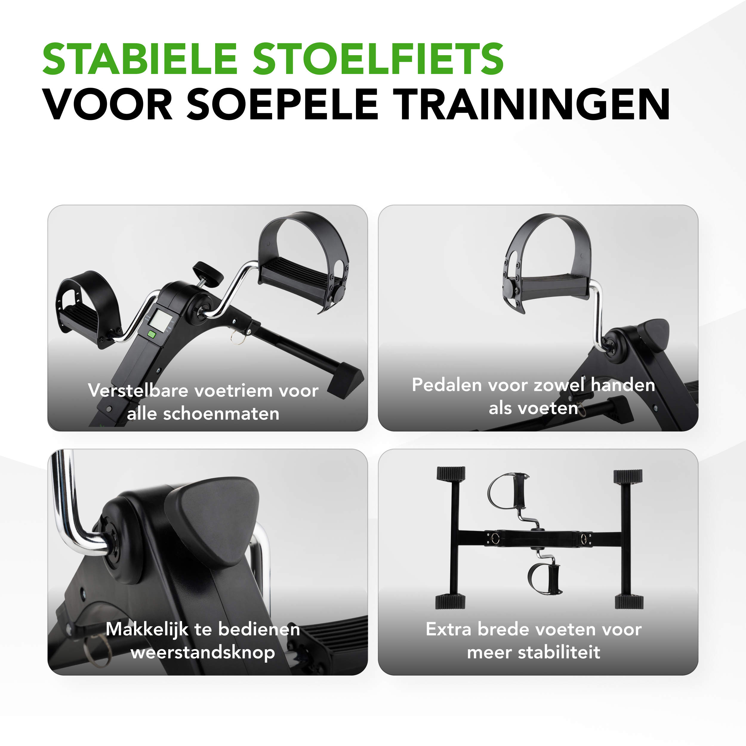Tunturi Hometrainer - Mini Bike Foldable - Zwart Tunturi Hometrainer - Mini Bike Foldable - Zwart