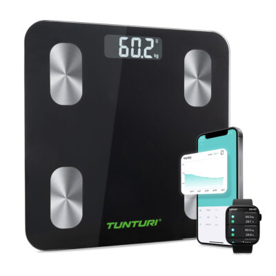 Tunturi Weegschaal - SC30 Smart Scale - Zwart