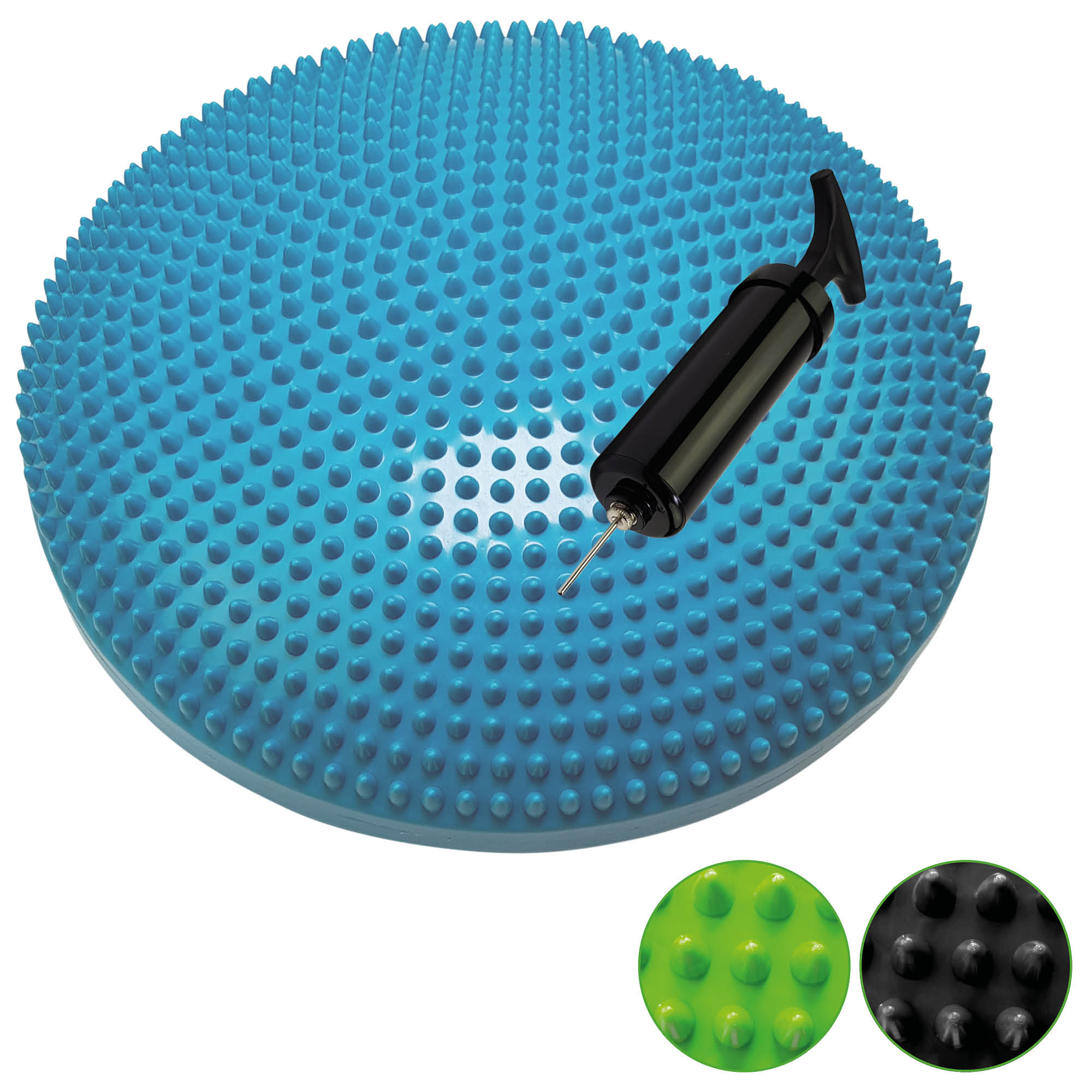 Tunturi Balanskussen - Air Stepper Pad 33 cm - Turquoise Tunturi Balanskussen - Air Stepper Pad 33 cm - Turquoise