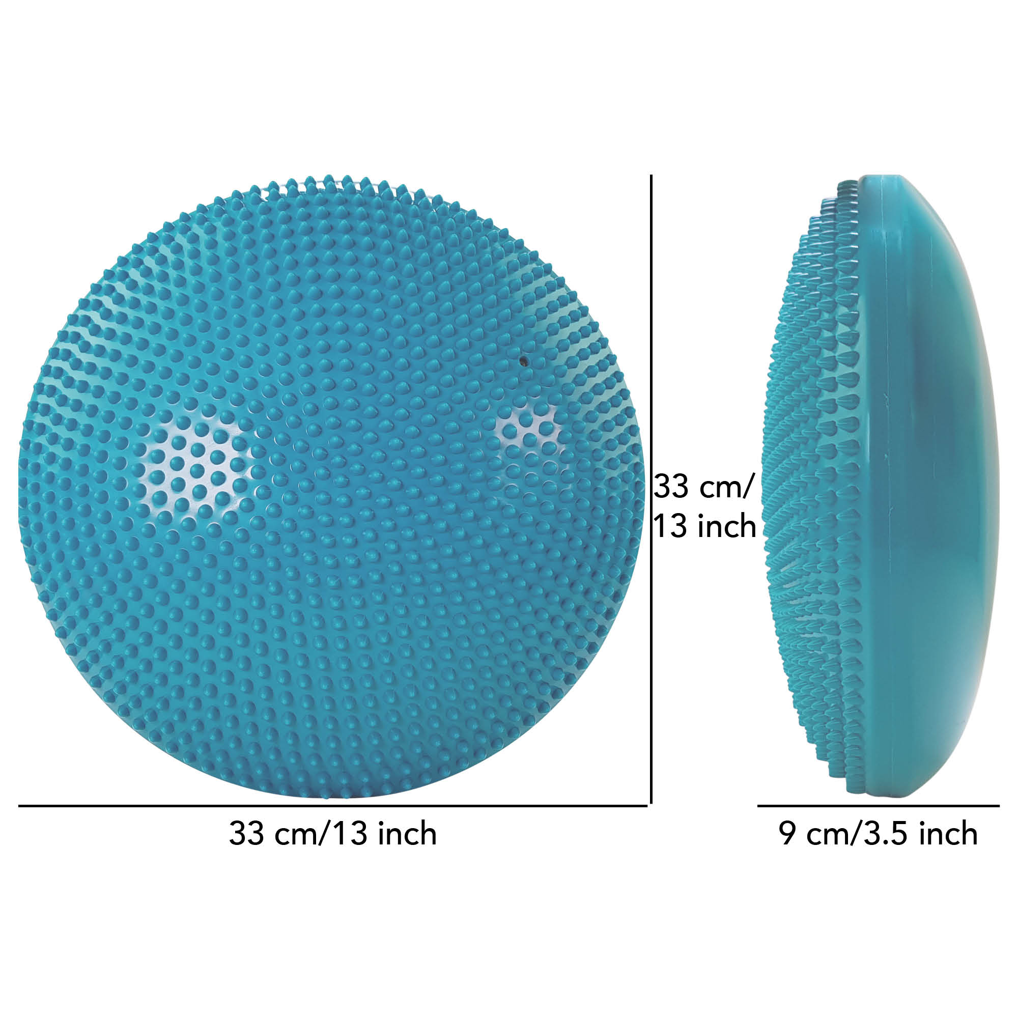 Tunturi Balanskussen - Air Stepper Pad 33 cm - Turquoise Tunturi Balanskussen - Air Stepper Pad 33 cm - Turquoise