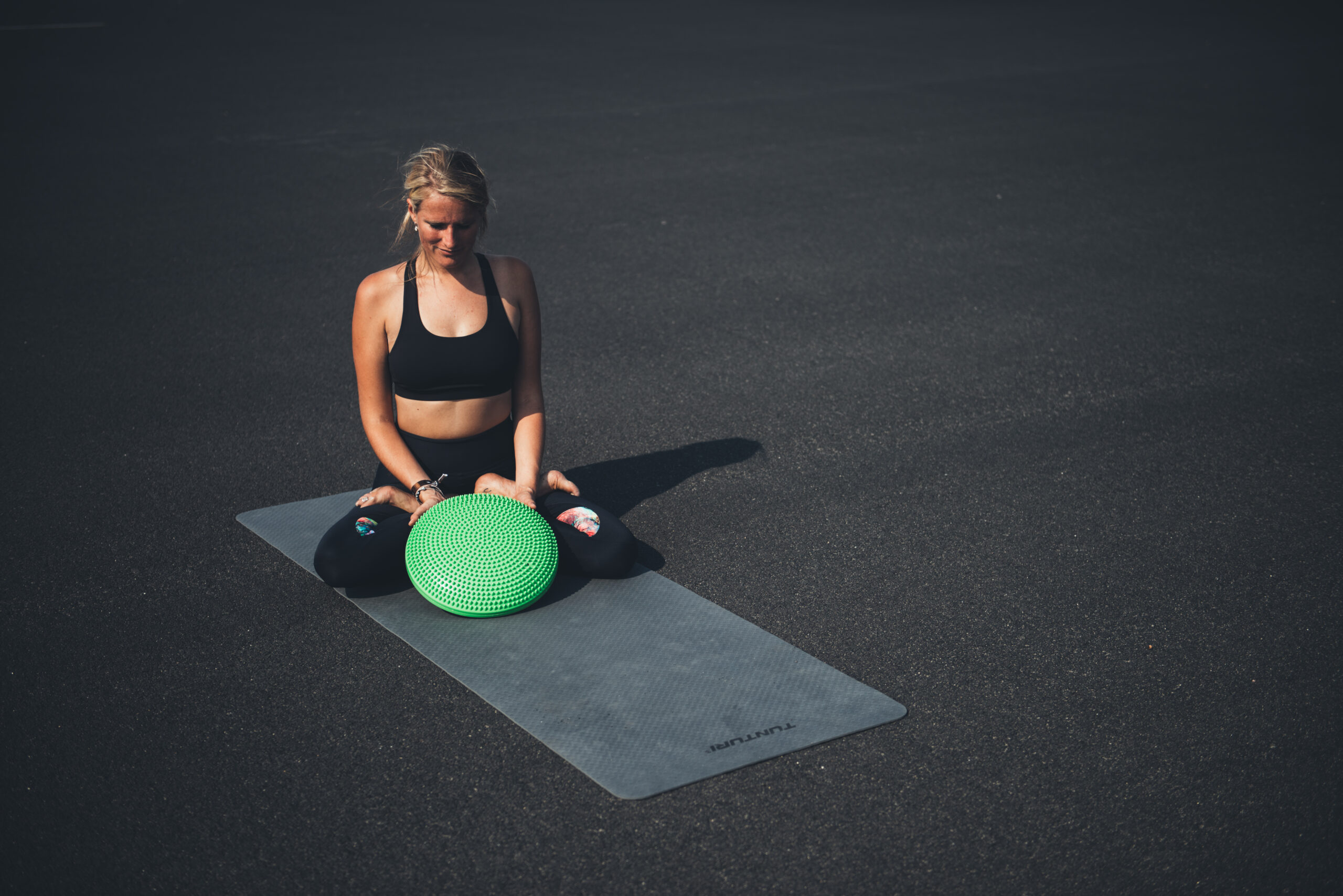 Tunturi Balanskussen - Air Stepper Pad - Zwart Tunturi Balanskussen - Air Stepper Pad - Zwart