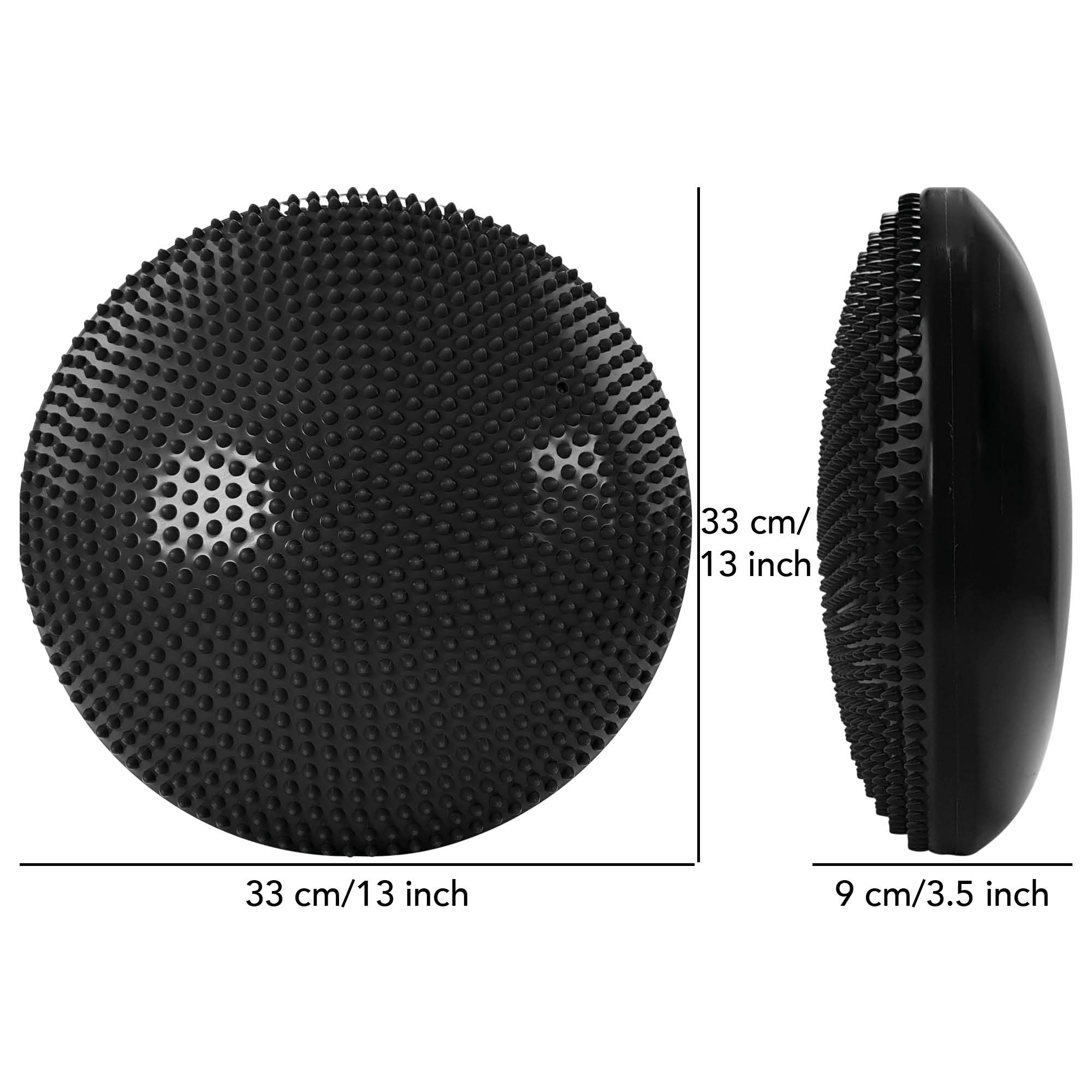 Tunturi Balanskussen - Air Stepper Pad - Zwart Tunturi Balanskussen - Air Stepper Pad - Zwart