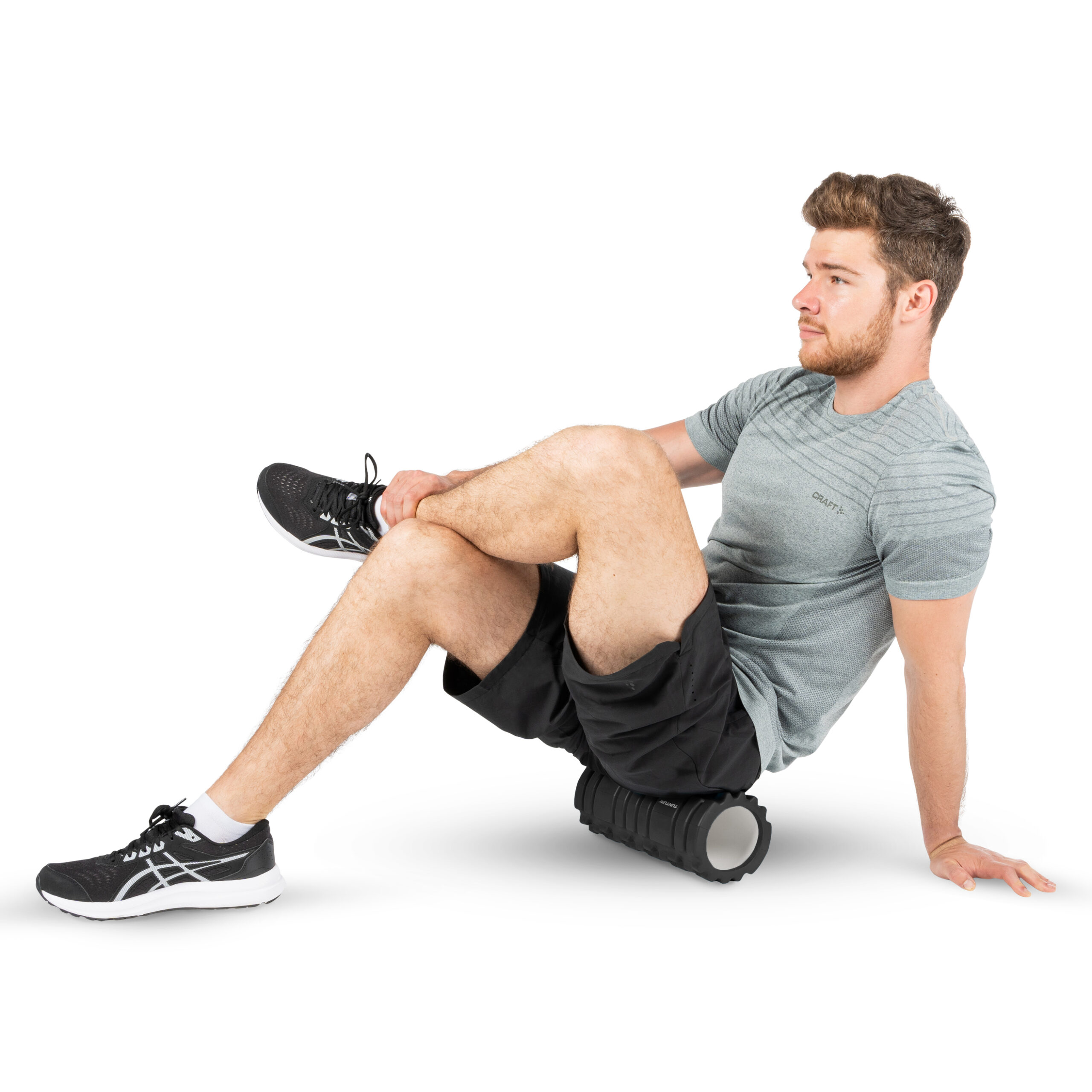 Tunturi Nieuw - Yoga Grid Foam Roller 33 cm - Zwart Tunturi Nieuw - Yoga Grid Foam Roller 33 cm - Zwart