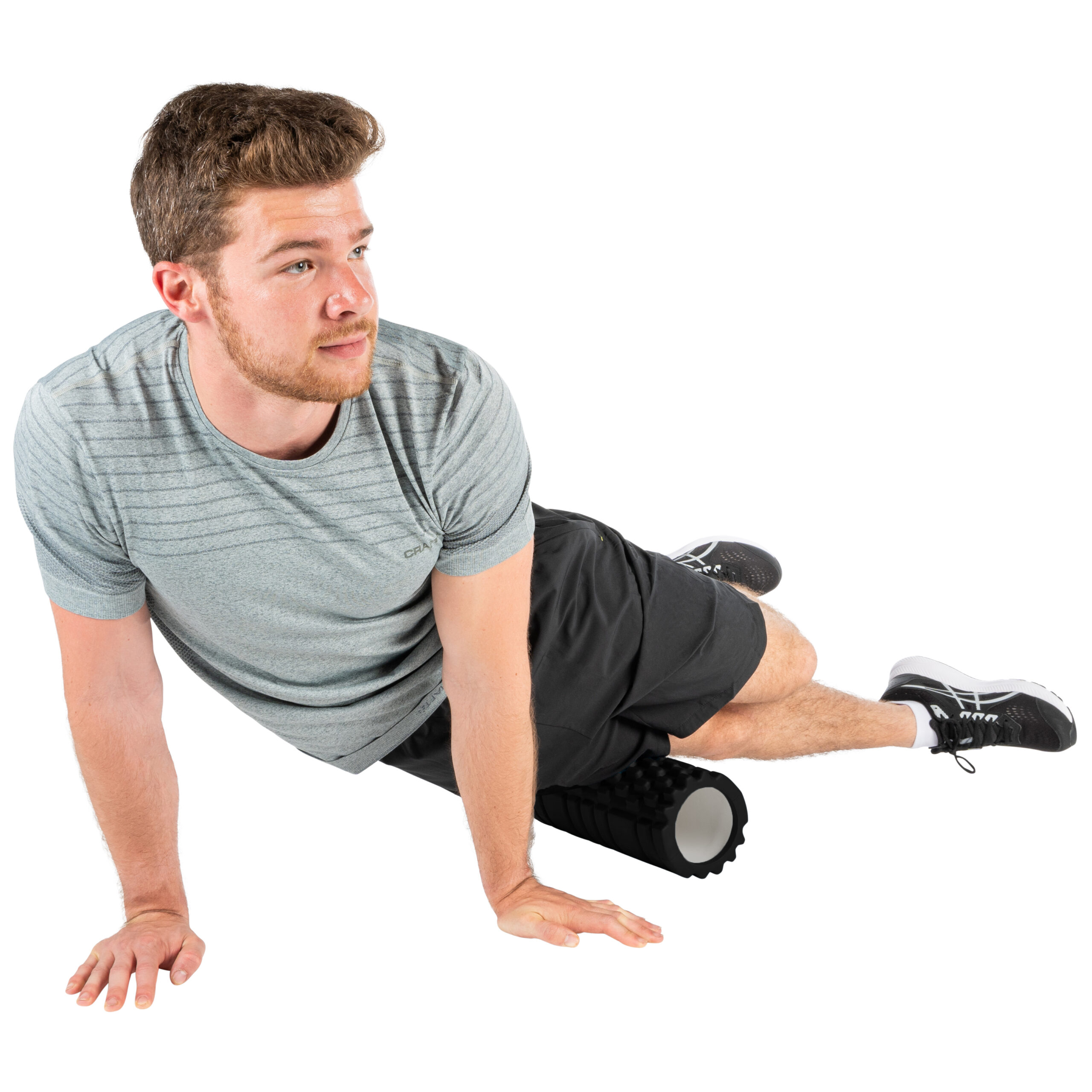 Tunturi Nieuw - Yoga Grid Foam Roller 33 cm - Zwart Tunturi Nieuw - Yoga Grid Foam Roller 33 cm - Zwart
