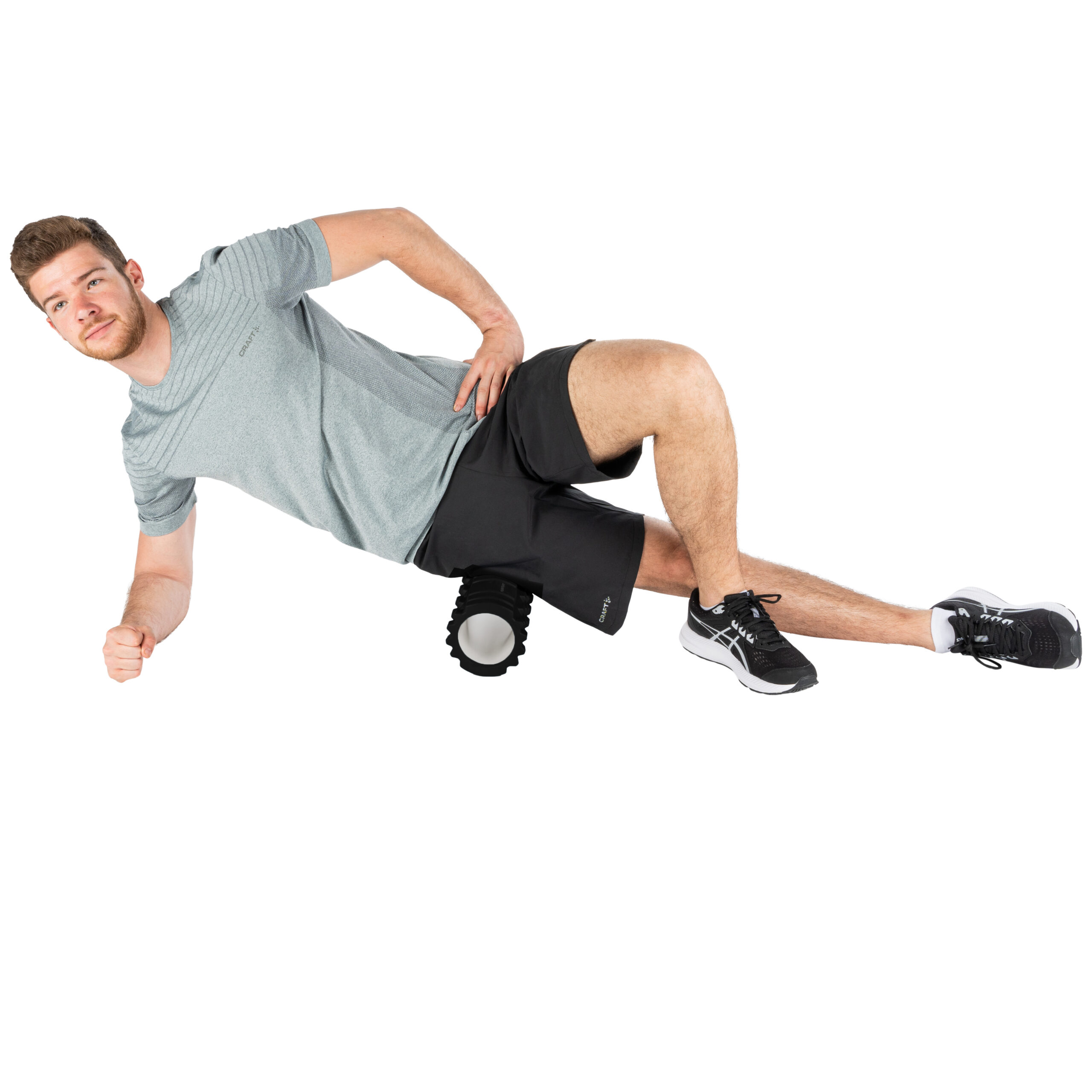 Tunturi Nieuw - Yoga Grid Foam Roller 33 cm - Zwart Tunturi Nieuw - Yoga Grid Foam Roller 33 cm - Zwart