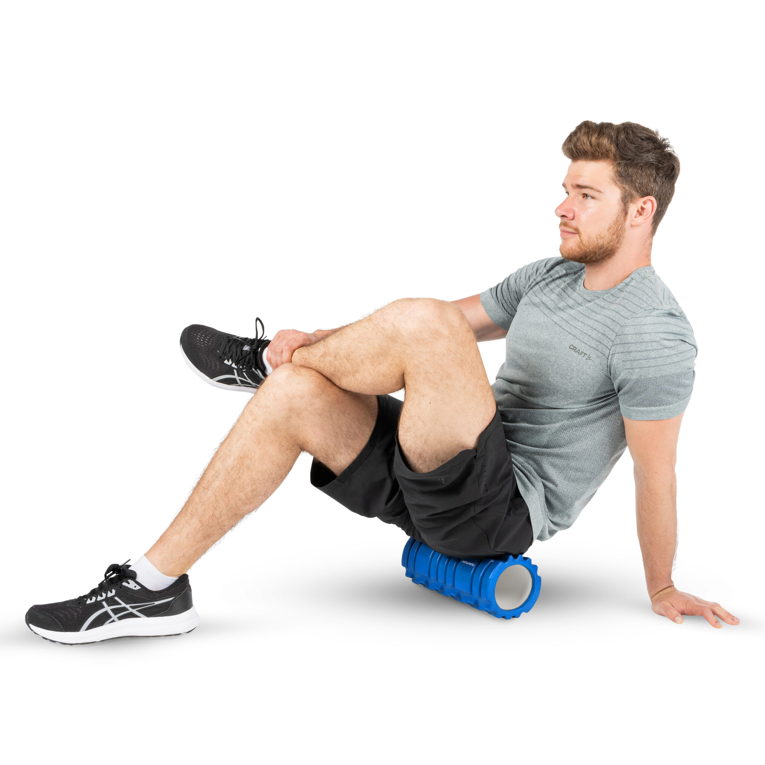 Tunturi Nieuw - Yoga Grid Foam Roller 33 cm - Blauw Tunturi Nieuw - Yoga Grid Foam Roller 33 cm - Blauw
