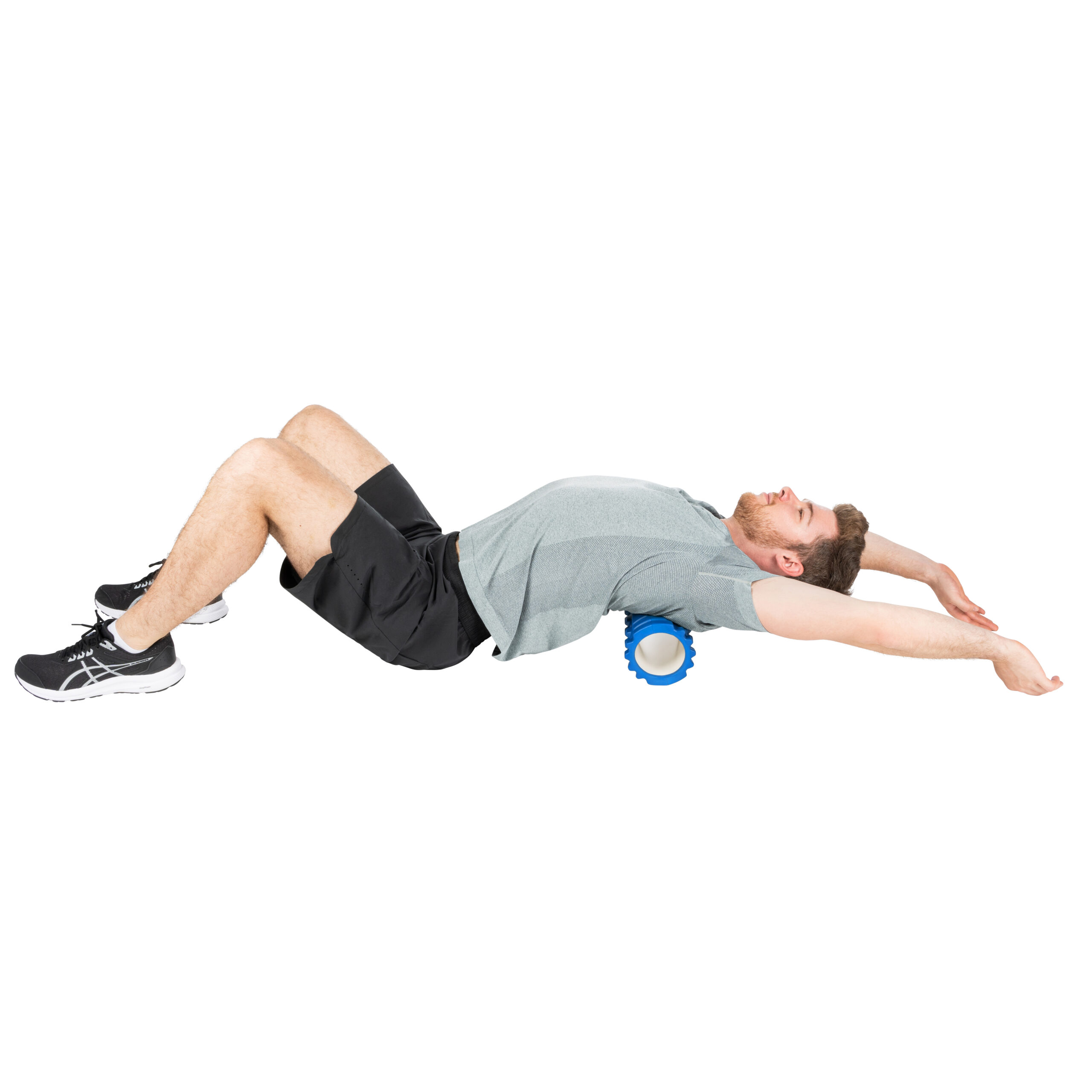 Tunturi Nieuw - Yoga Grid Foam Roller 33 cm - Blauw Tunturi Nieuw - Yoga Grid Foam Roller 33 cm - Blauw