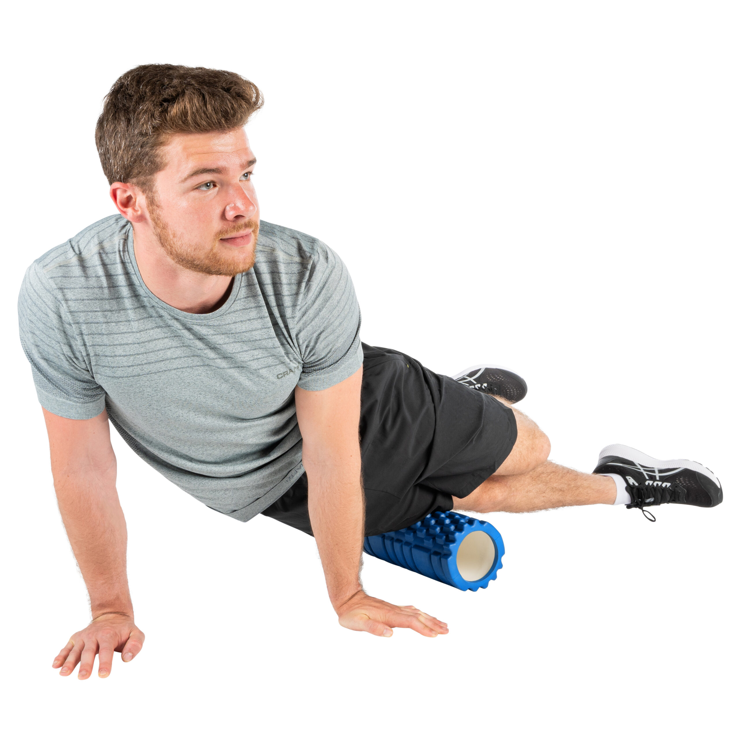 Tunturi Nieuw - Yoga Grid Foam Roller 33 cm - Blauw Tunturi Nieuw - Yoga Grid Foam Roller 33 cm - Blauw