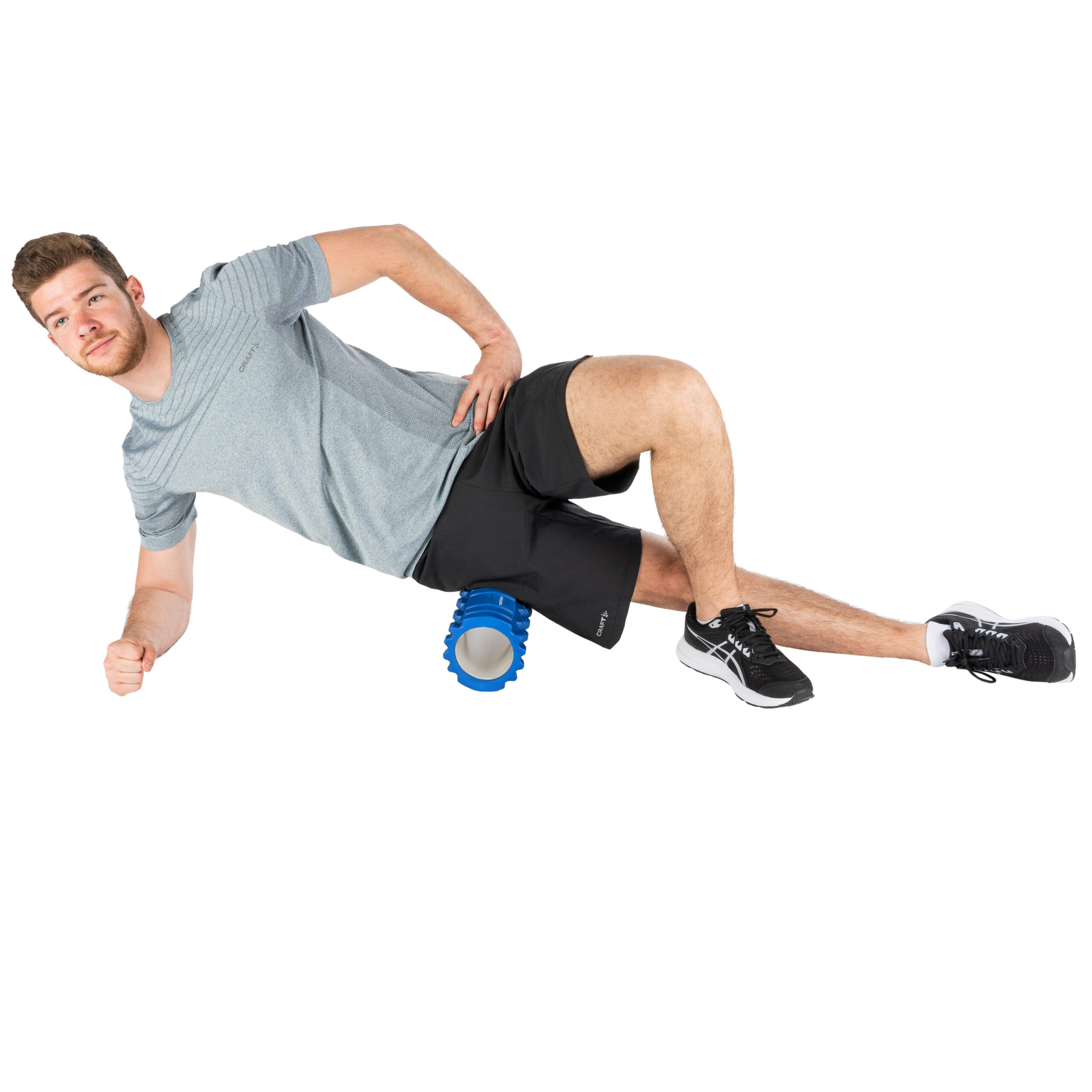 Tunturi Nieuw - Yoga Grid Foam Roller 33 cm - Blauw Tunturi Nieuw - Yoga Grid Foam Roller 33 cm - Blauw