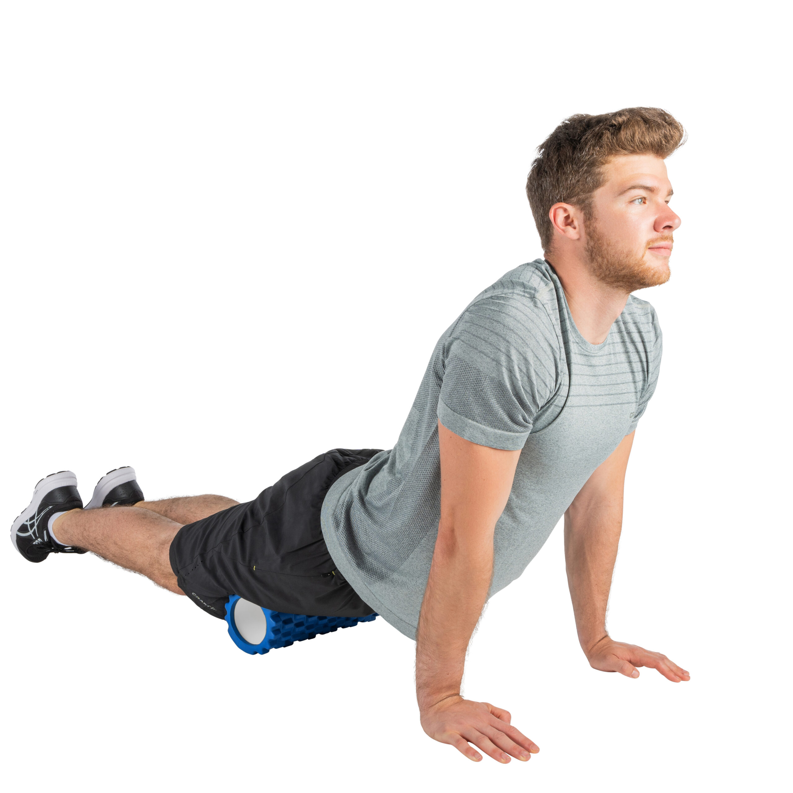 Tunturi Nieuw - Yoga Grid Foam Roller 33 cm - Blauw Tunturi Nieuw - Yoga Grid Foam Roller 33 cm - Blauw