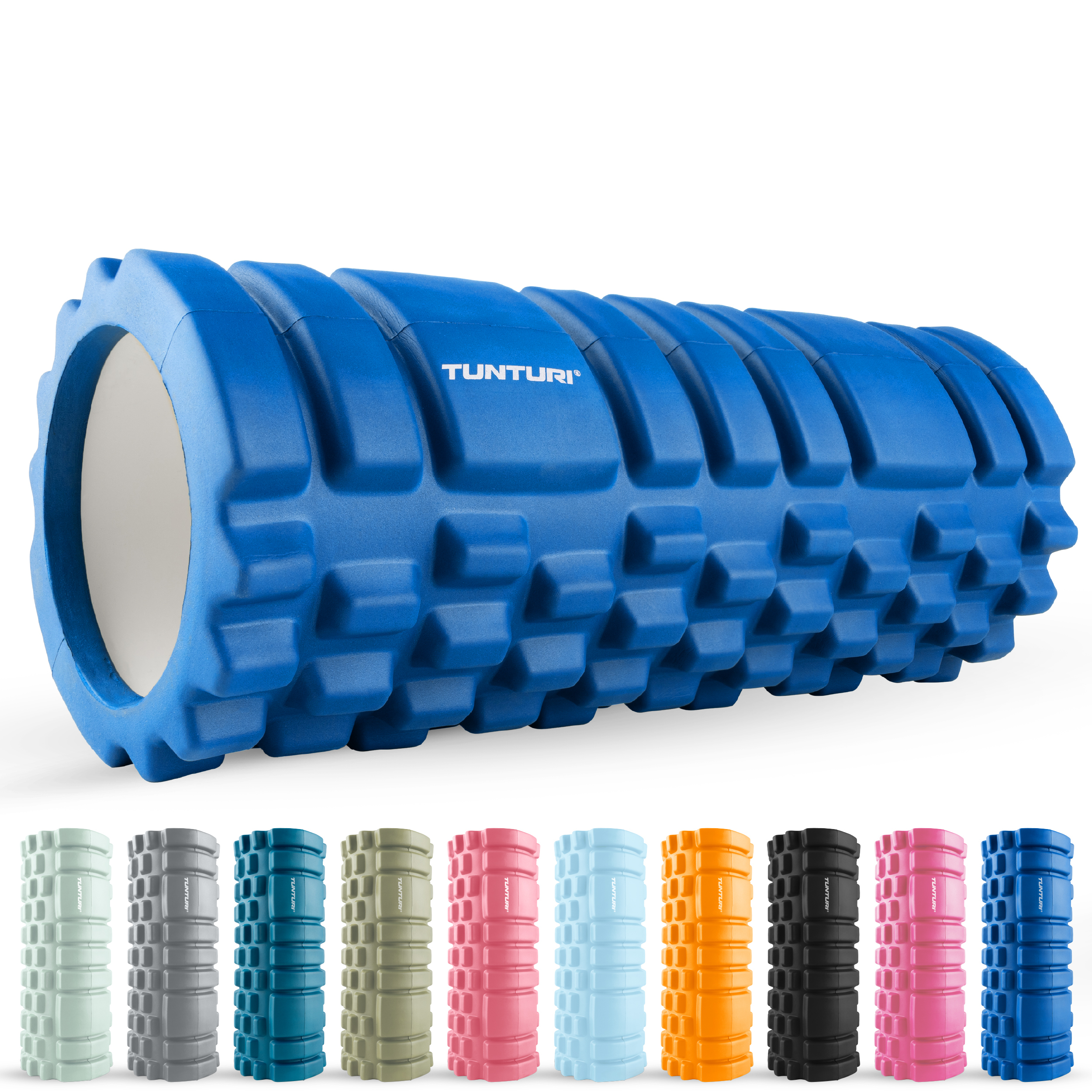 Tunturi Nieuw - Yoga Grid Foam Roller 33 cm - Blauw Tunturi Nieuw - Yoga Grid Foam Roller 33 cm - Blauw