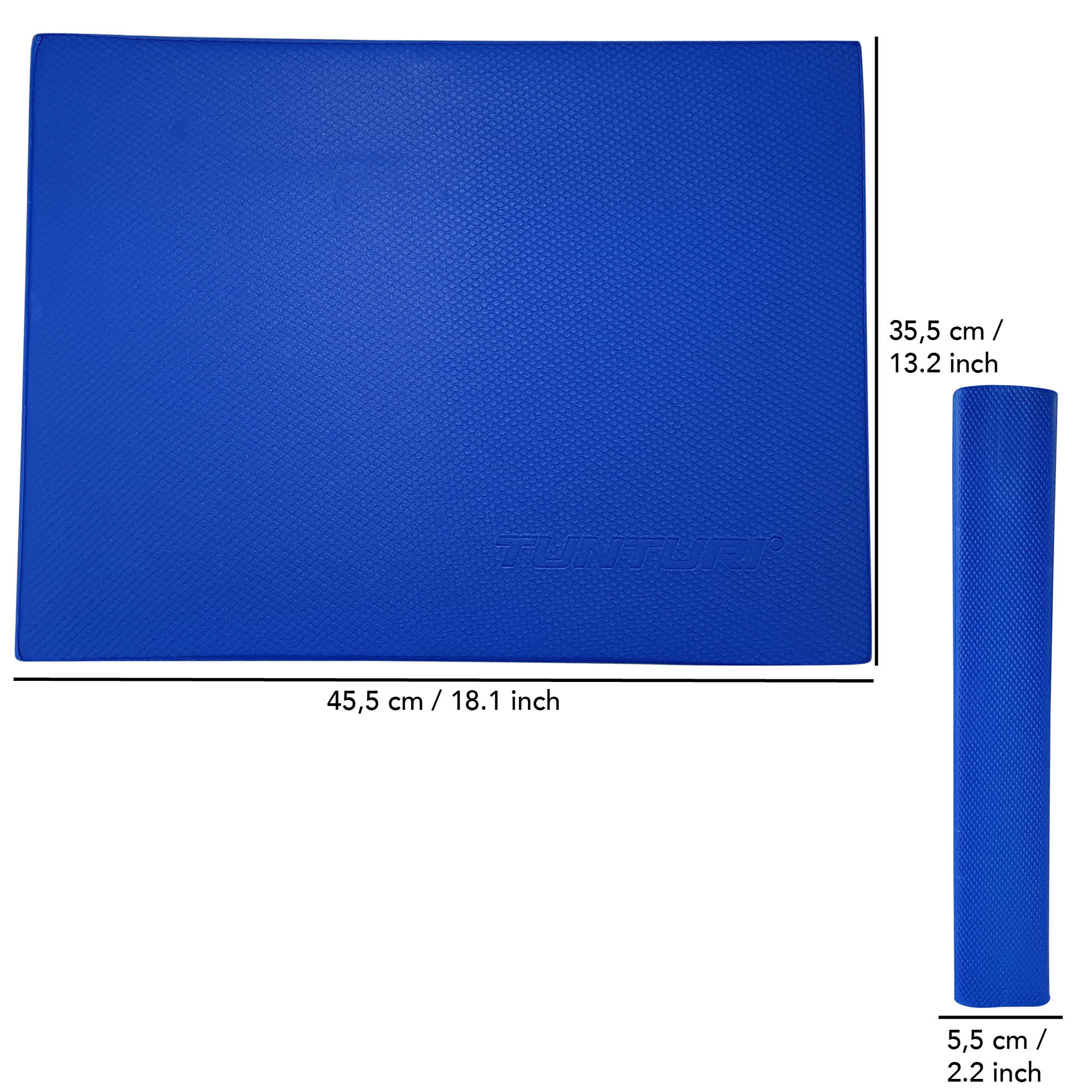 Tunturi Balanskussen - Yoga Balance Pad TPE 35,5 x 45,5 cm - Blauw Tunturi Balanskussen - Yoga Balance Pad TPE 35,5 x 45,5 cm - Blauw