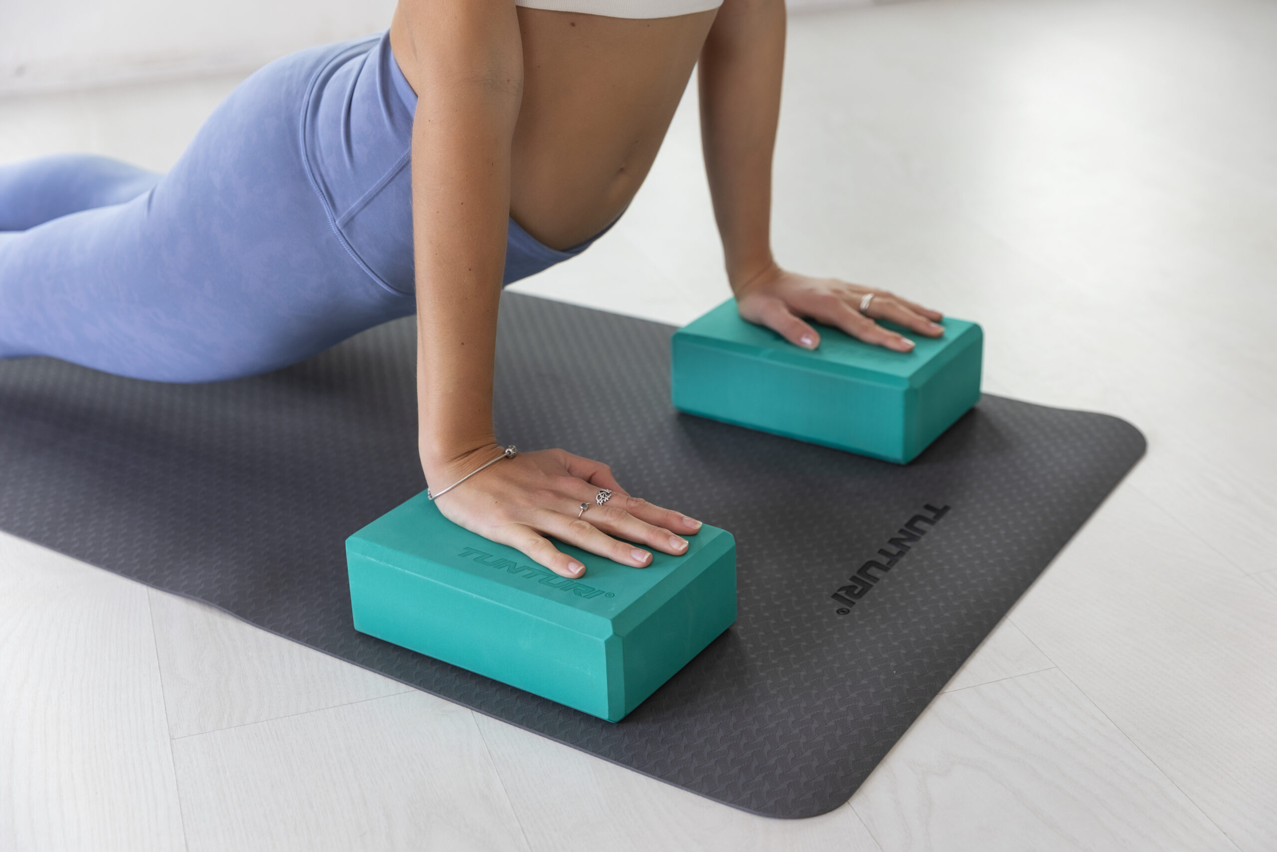 Tunturi Yoga Block - Yogablok - Turquoise Tunturi Yoga Block - Yogablok - Turquoise