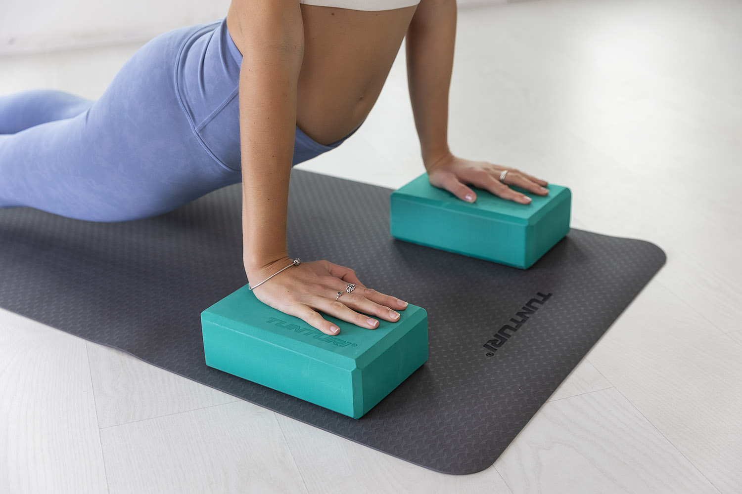 Tunturi Yoga Block - Yogablok - Turquoise Tunturi Yoga Block - Yogablok - Turquoise