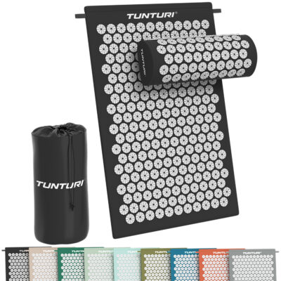 Tunturi Spijkermat - Acupressure Mat And Pillow 68x42x2 cm - Zwart Tunturi Spijkermat - Acupressure Mat And Pillow 68x42x2 cm - Zwart