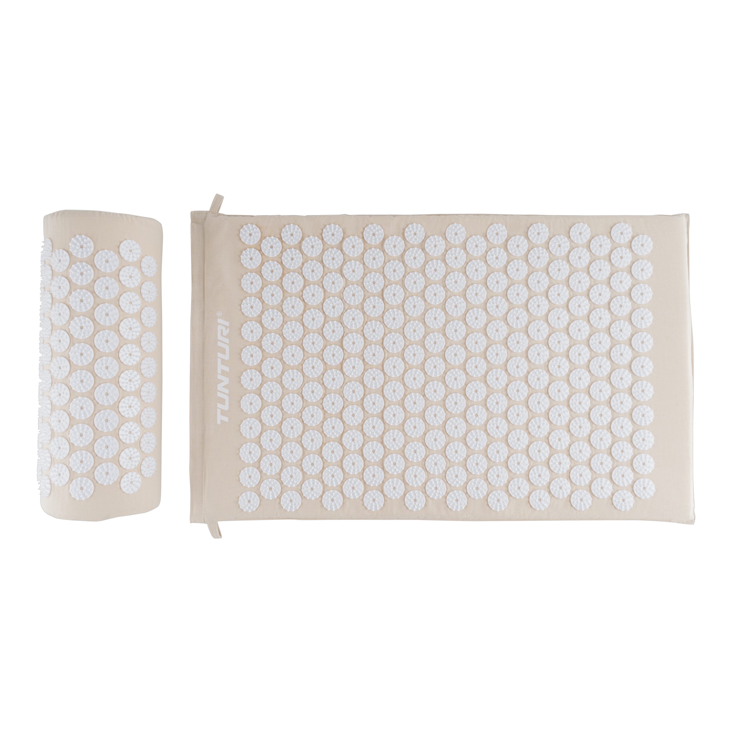 Tunturi Nieuw - Acupressure Mat And Pillow - Beige Tunturi Nieuw - Acupressure Mat And Pillow - Beige
