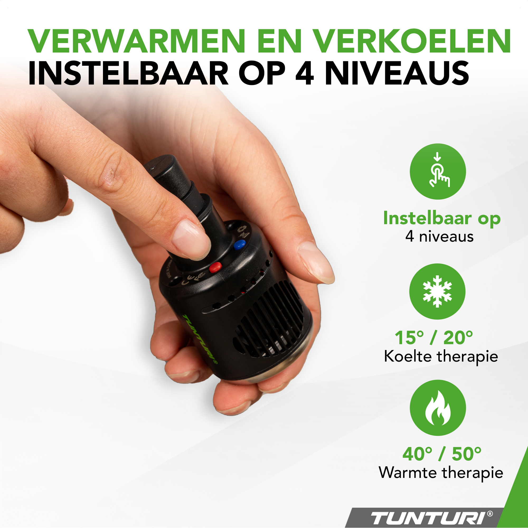 Tunturi - Heat and Cool - Zwart Tunturi - Heat and Cool - Zwart