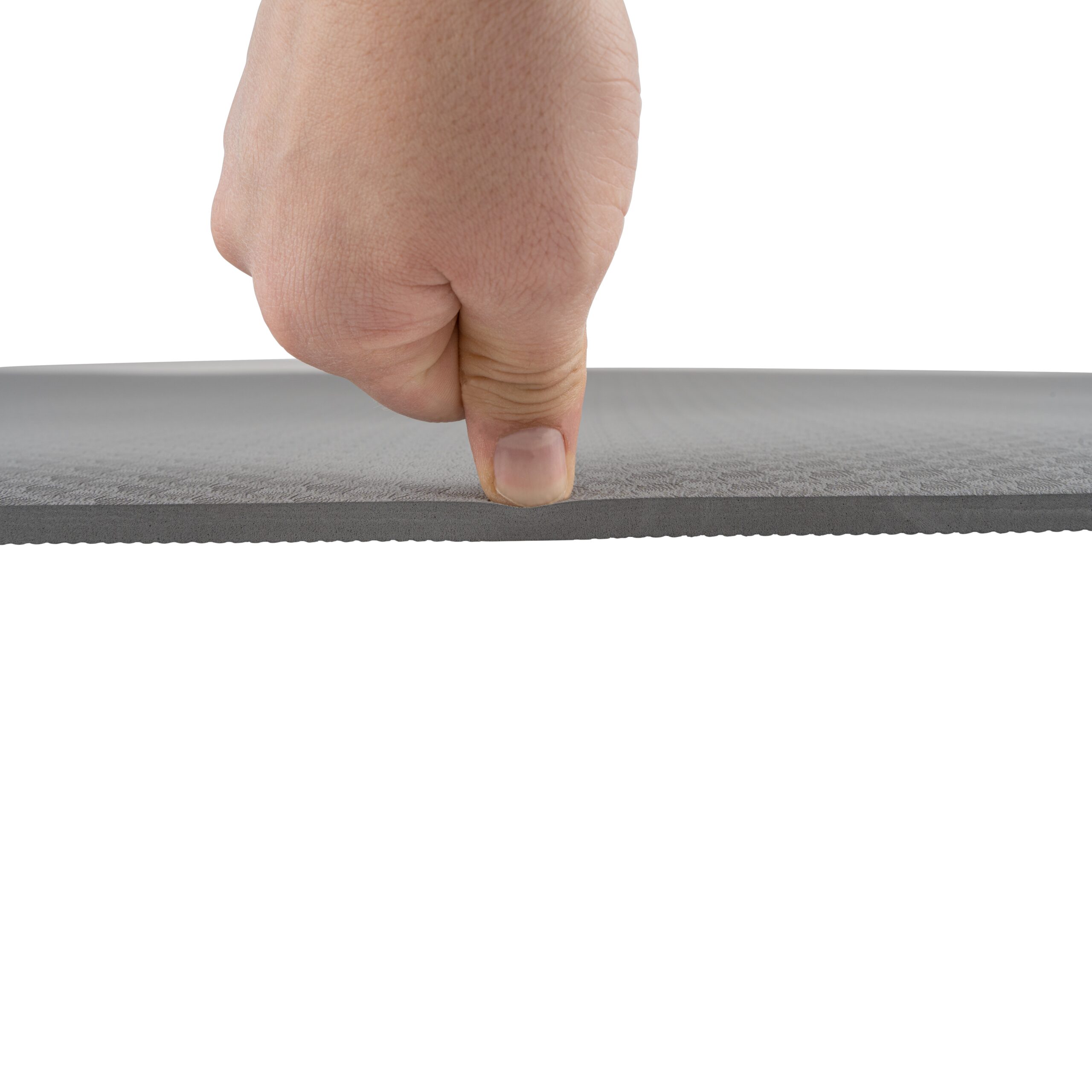 Tunturi Fitness mat - Yoga Mat 8mm 183x61x0,8 cm - Grijs Tunturi Fitness mat - Yoga Mat 8mm 183x61x0,8 cm - Grijs