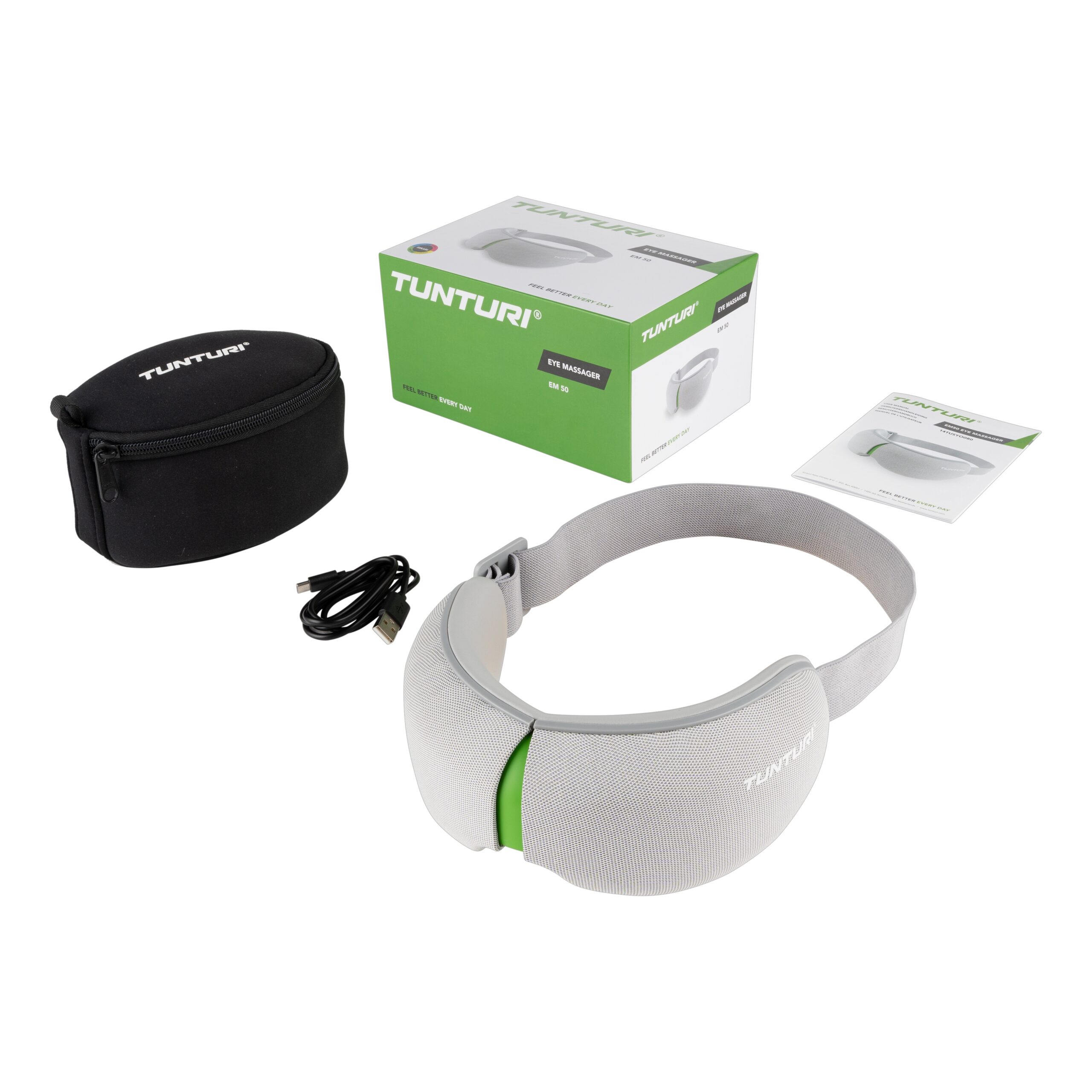 Tunturi - Eye Massager EM50 - Groen Tunturi - Eye Massager EM50 - Groen