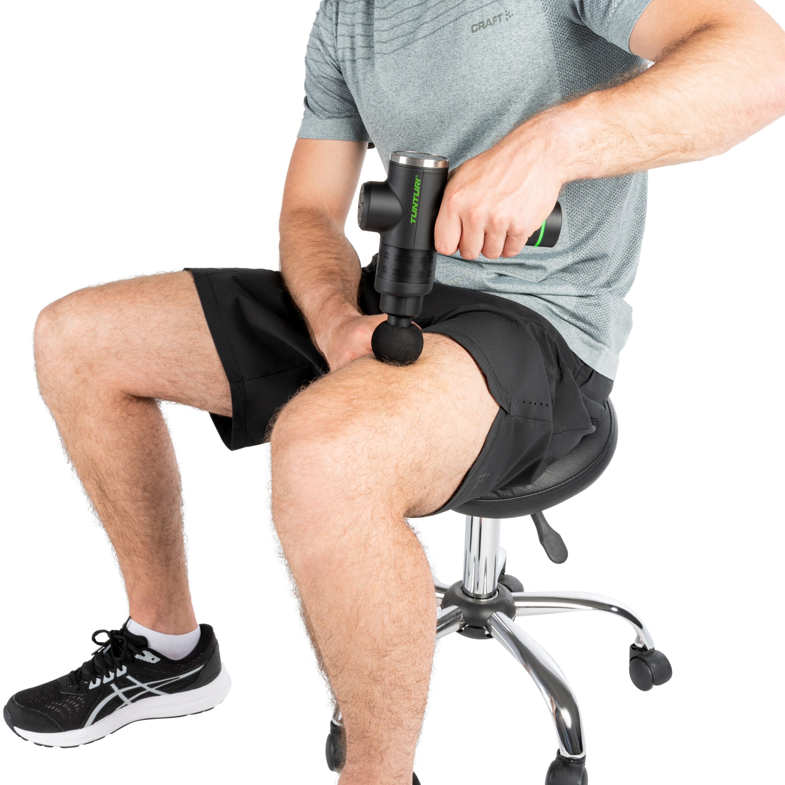 Tunturi Massage Apparaat - MG40 - Zwart Tunturi Massage Apparaat - MG40 - Zwart