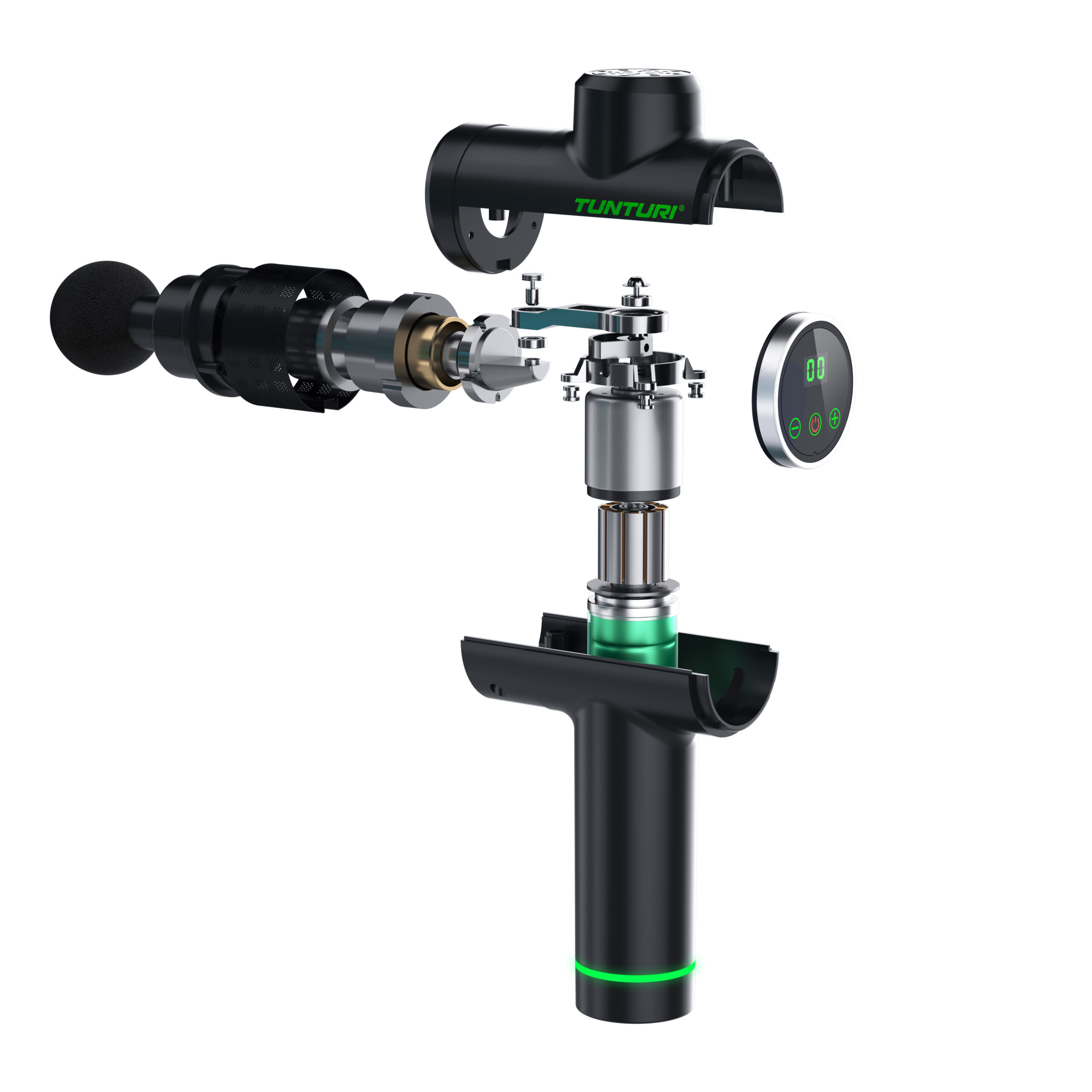 Tunturi Massage Apparaat - MG40 - Zwart Tunturi Massage Apparaat - MG40 - Zwart