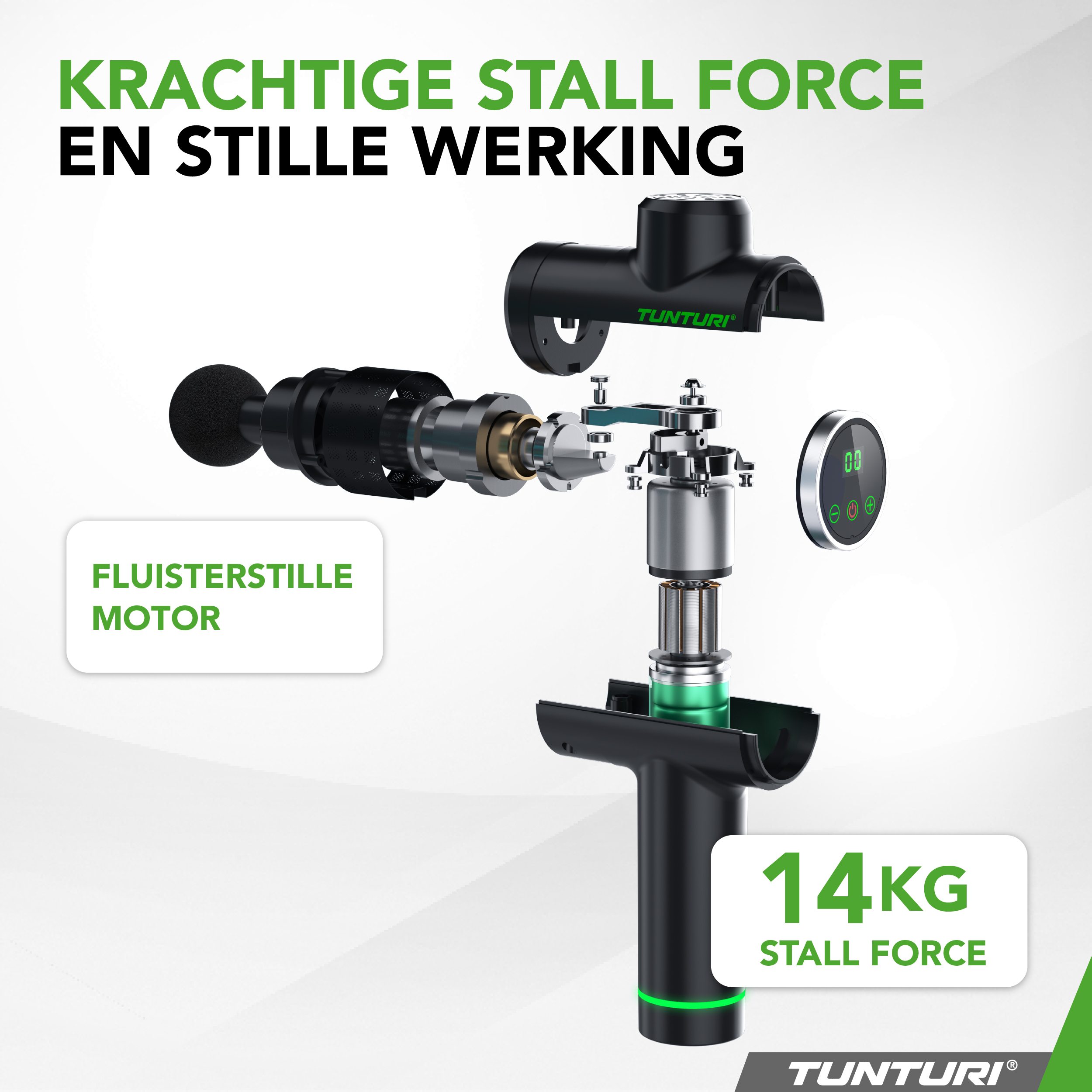 Tunturi Massage Apparaat - MG40 - Zwart Tunturi Massage Apparaat - MG40 - Zwart