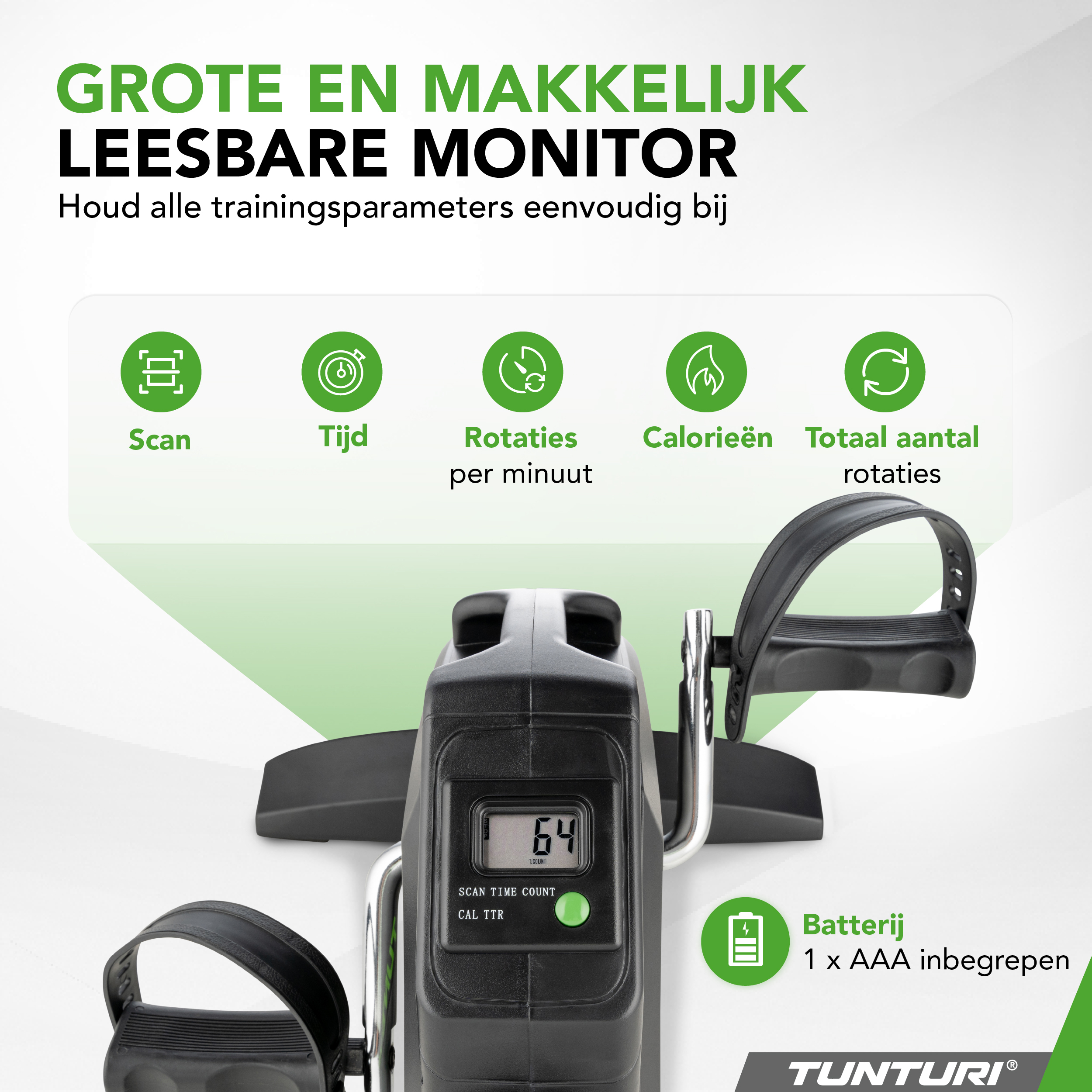 Tunturi Hometrainer - Cardio Fit M30 - Zwart Tunturi Hometrainer - Cardio Fit M30 - Zwart