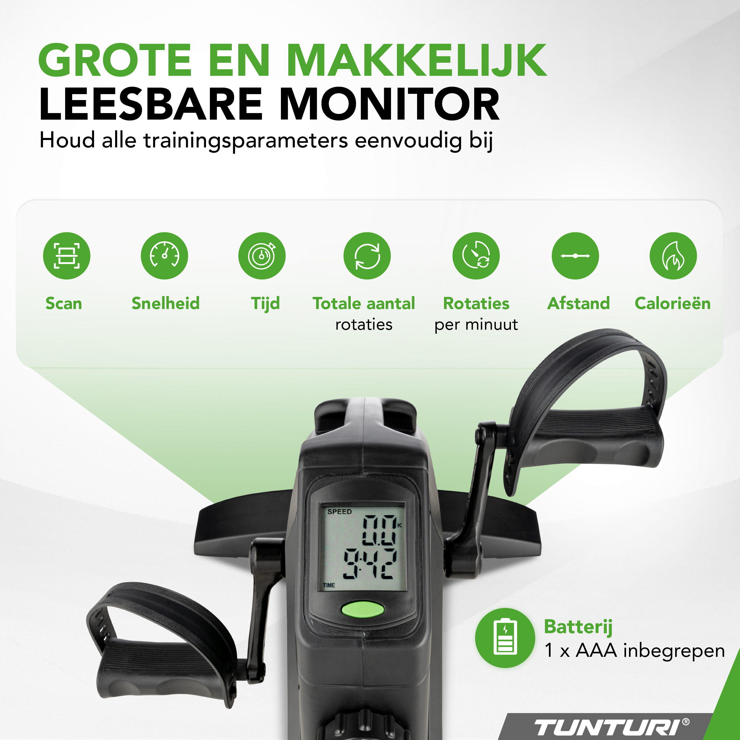 Tunturi Hometrainer - Cardio Fit M35 - Zwart Tunturi Hometrainer - Cardio Fit M35 - Zwart