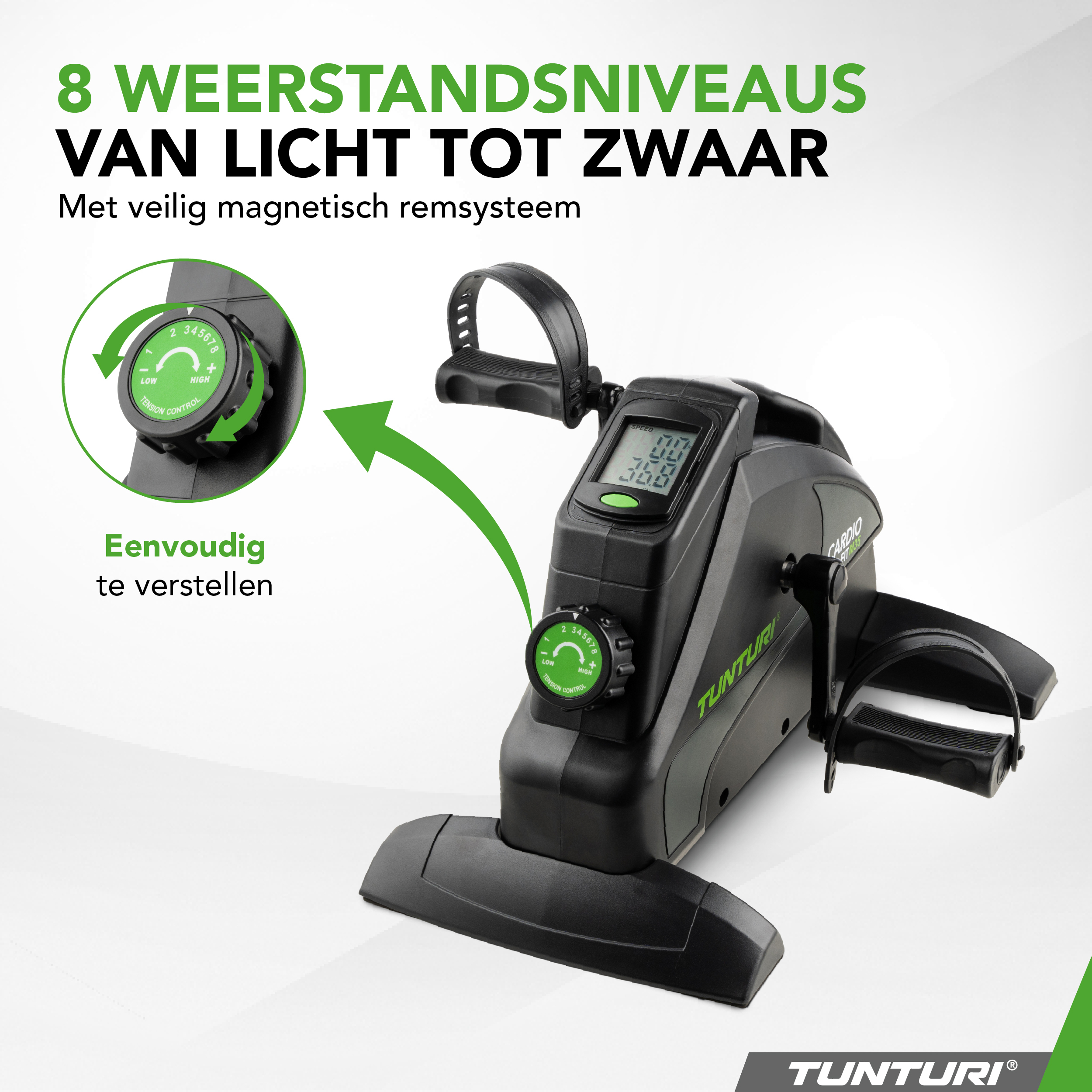 Tunturi Hometrainer - Cardio Fit M35 - Zwart Tunturi Hometrainer - Cardio Fit M35 - Zwart