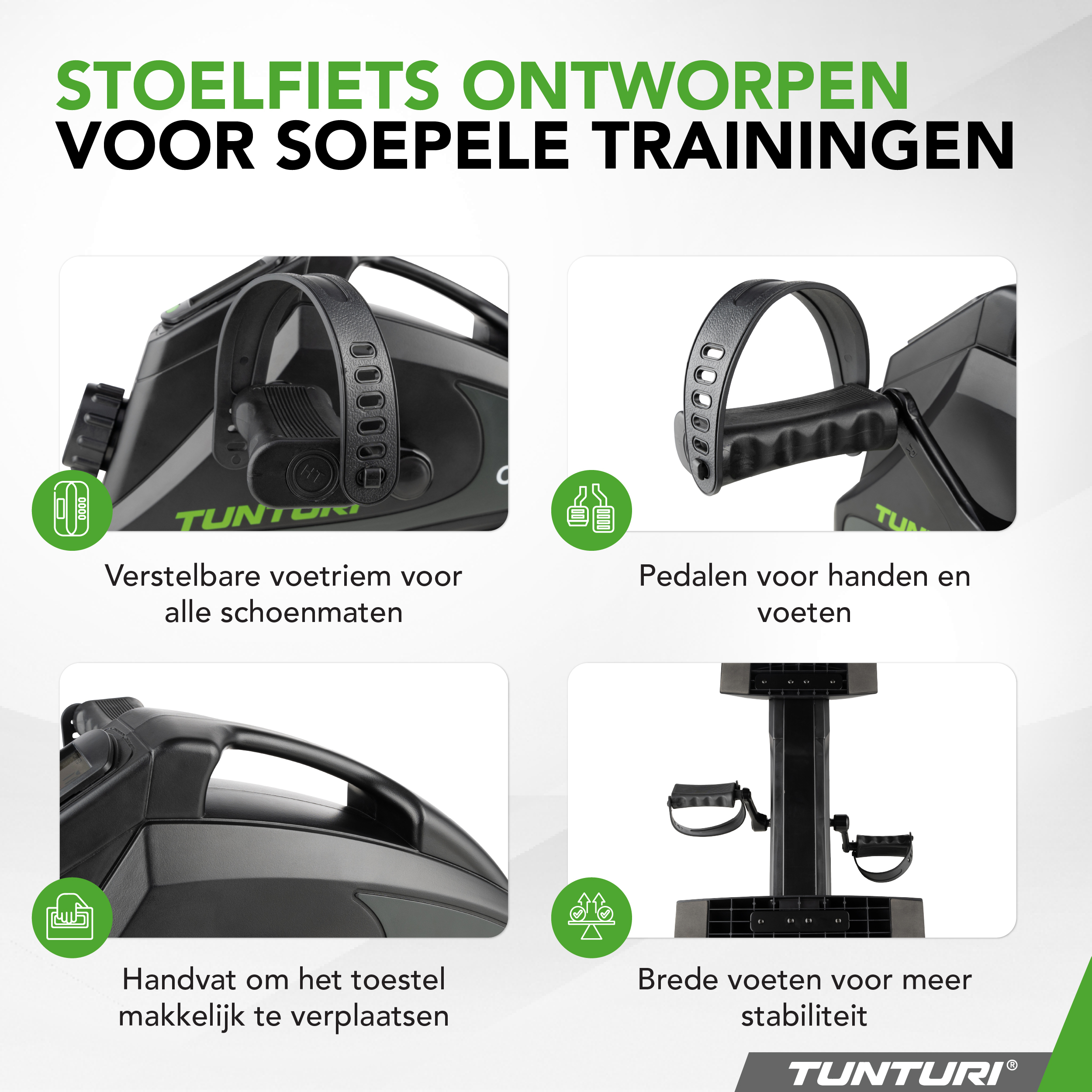 Tunturi Hometrainer - Cardio Fit M35 - Zwart Tunturi Hometrainer - Cardio Fit M35 - Zwart