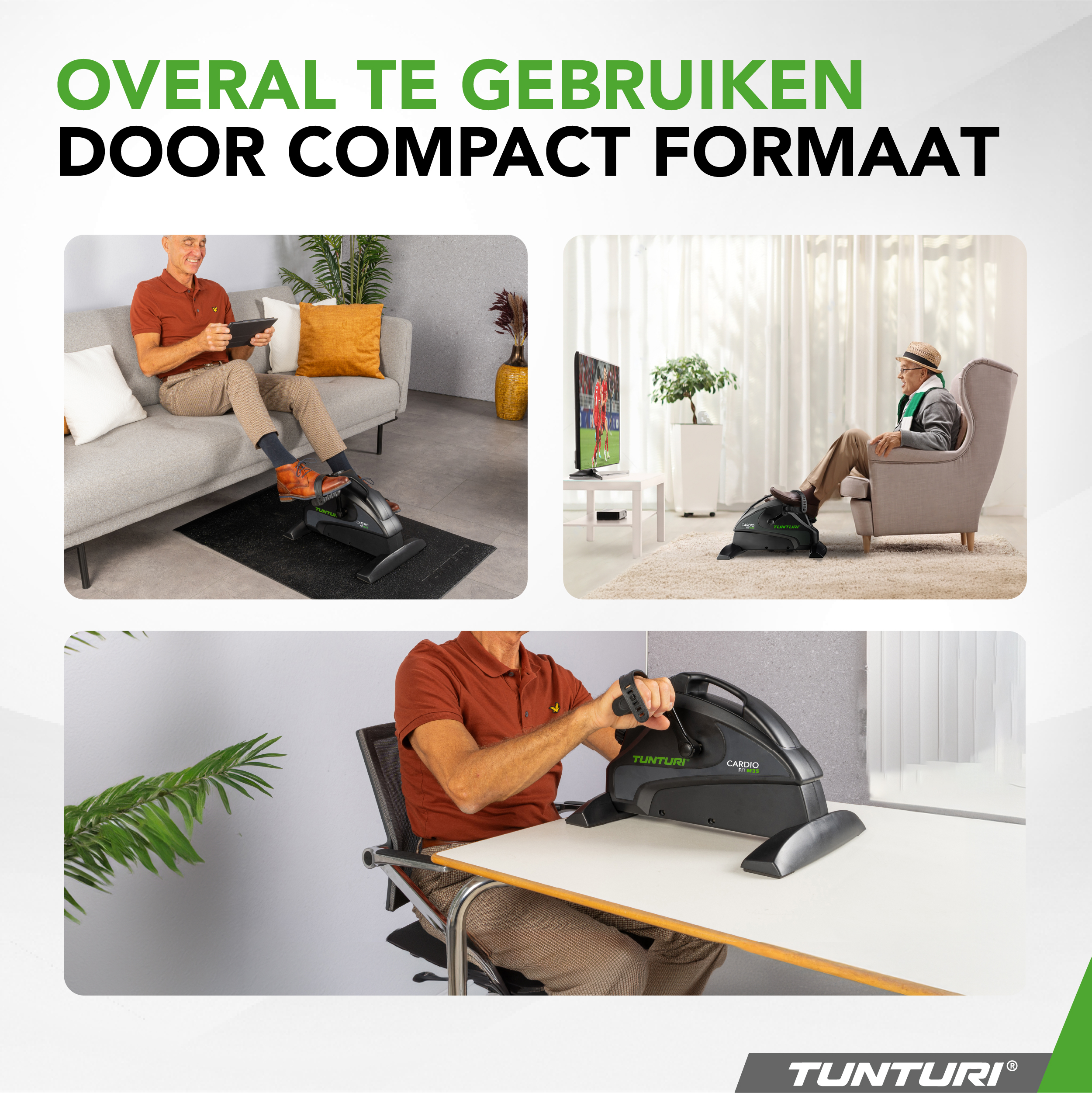 Tunturi Hometrainer - Cardio Fit M35 - Zwart Tunturi Hometrainer - Cardio Fit M35 - Zwart