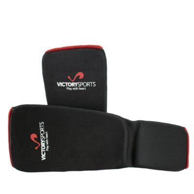 Victory Sports Scheenbeschermer - Elastische Beenbeschermers - Rood Victory Sports Scheenbeschermer - Elastische Beenbeschermers - Rood